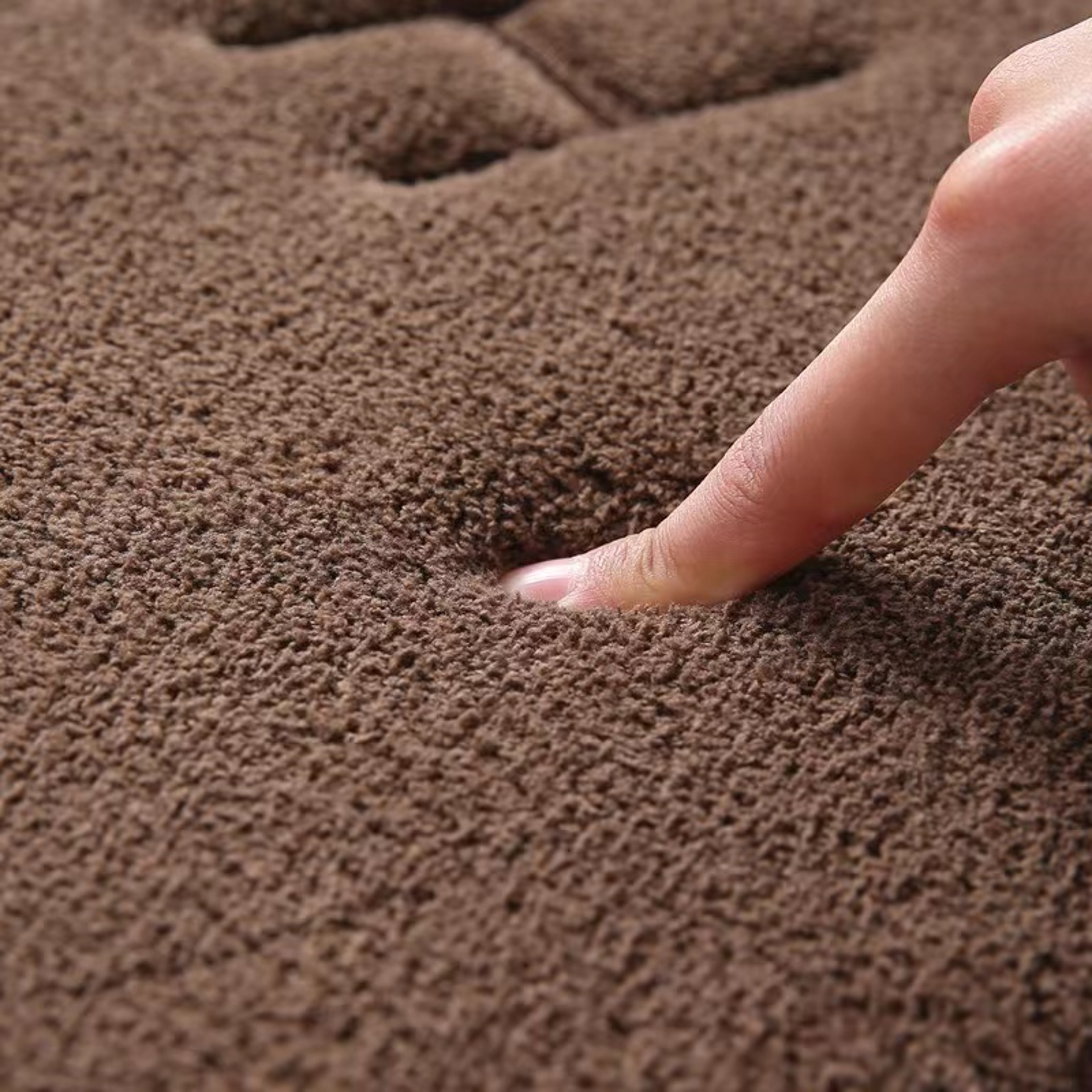 Memory Foam Carpet Faux Cashmere Anti Slip Mat Coral Fleece Floor Mat Super Absorbent Bathroom And  2