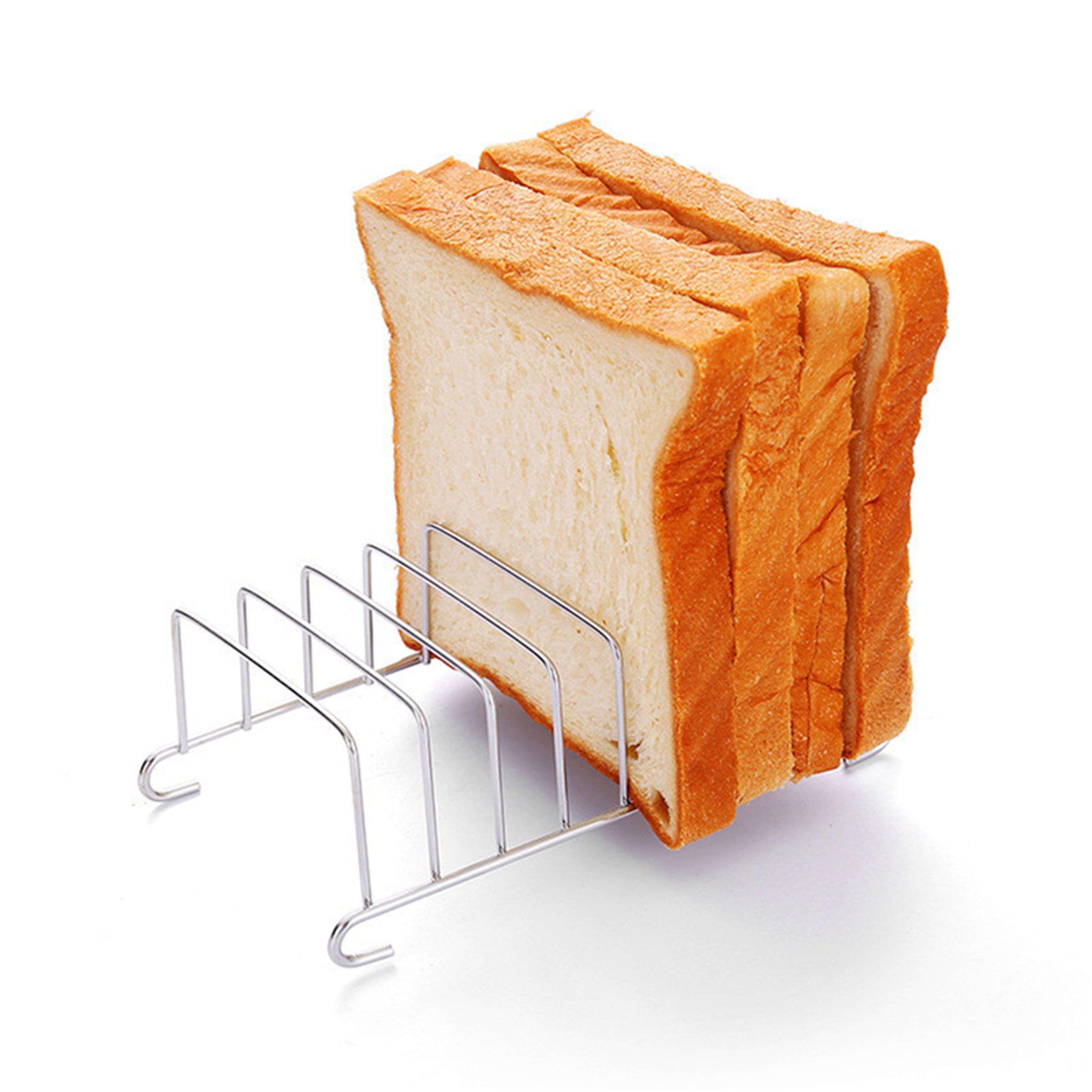 Stainless Steel Bread Rack, Toast Display Tool For Kitchen, Air Fryer Accessories – view 4