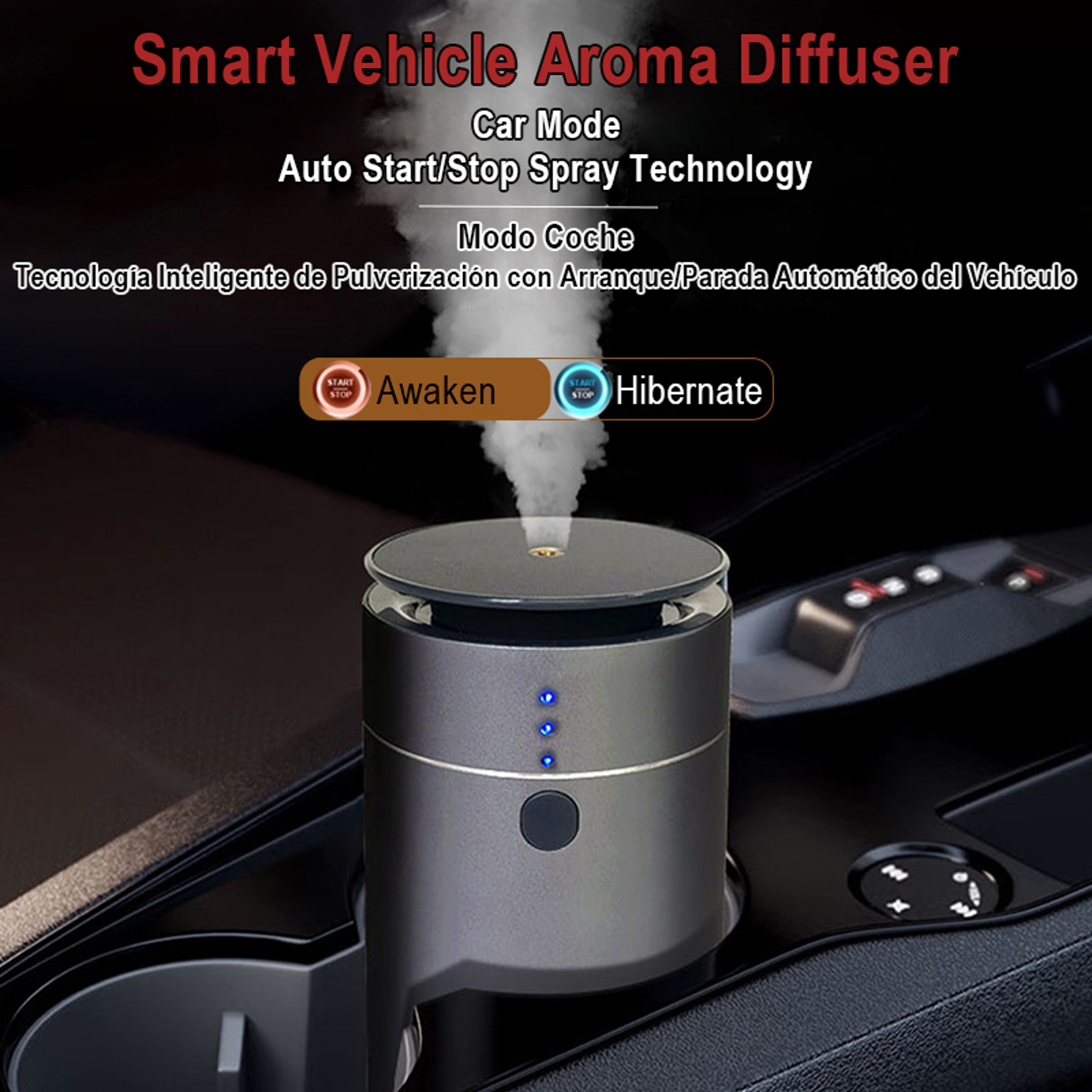 Professional Essential Oil Diffuser Smart Timer Quiet Fast Deodorization AI Auto Sensing Home Car A 1