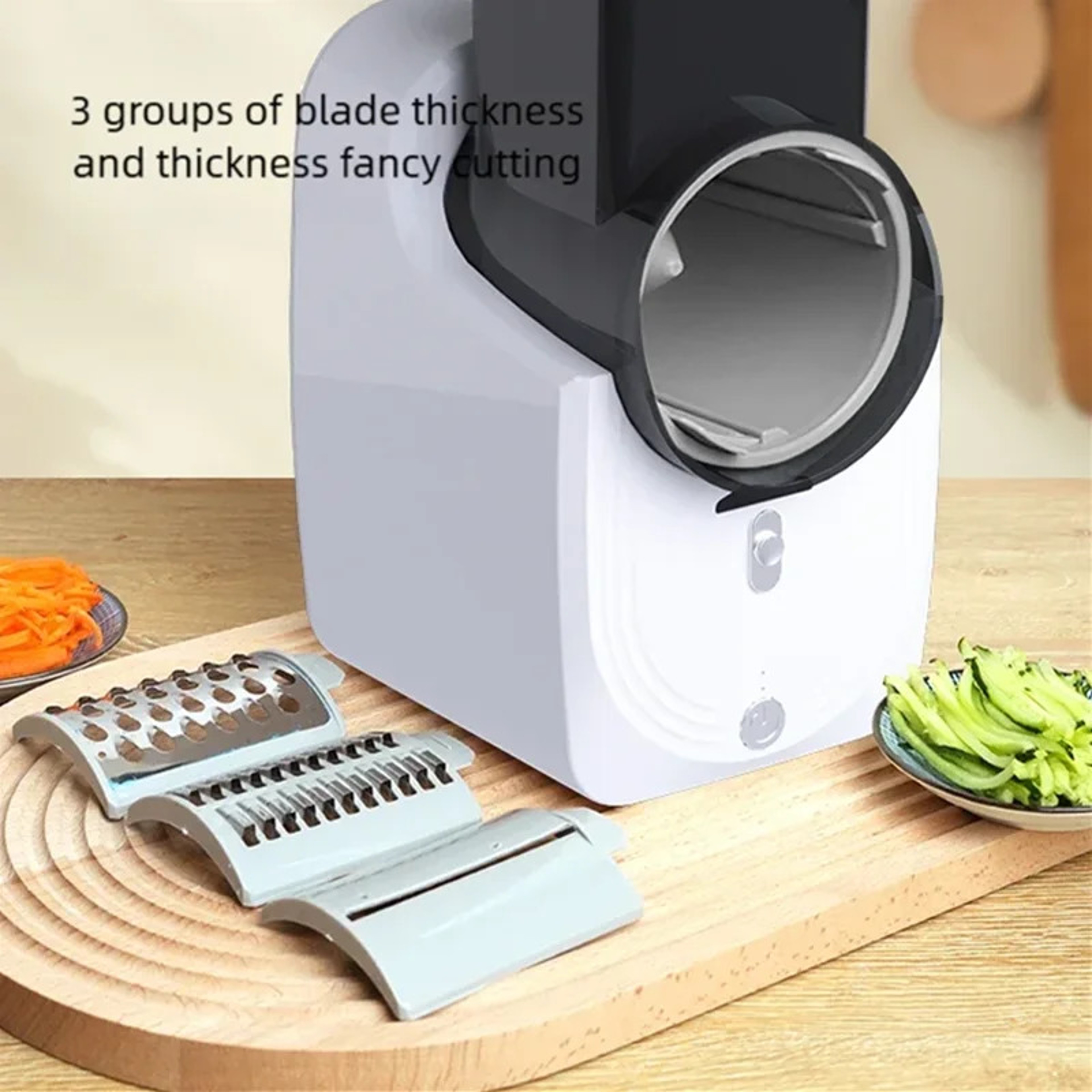 Multi-function Vegetable Cutter, Electric Vegetable Slicer, Household Shredder, Automatic Kitchen Cutter – view 2