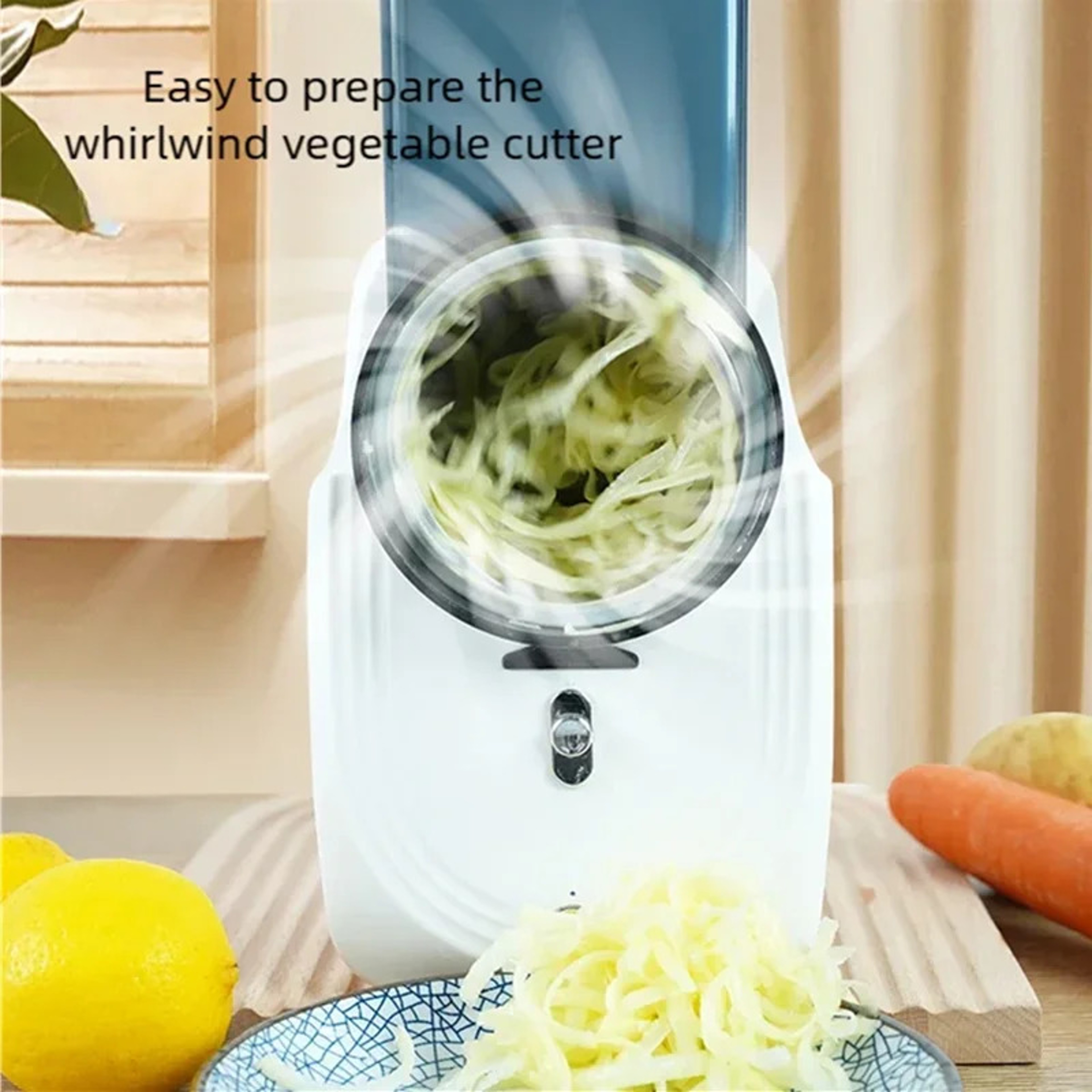 Multi-function Vegetable Cutter, Electric Vegetable Slicer, Household Shredder, Automatic Kitchen Cutter – view 3
