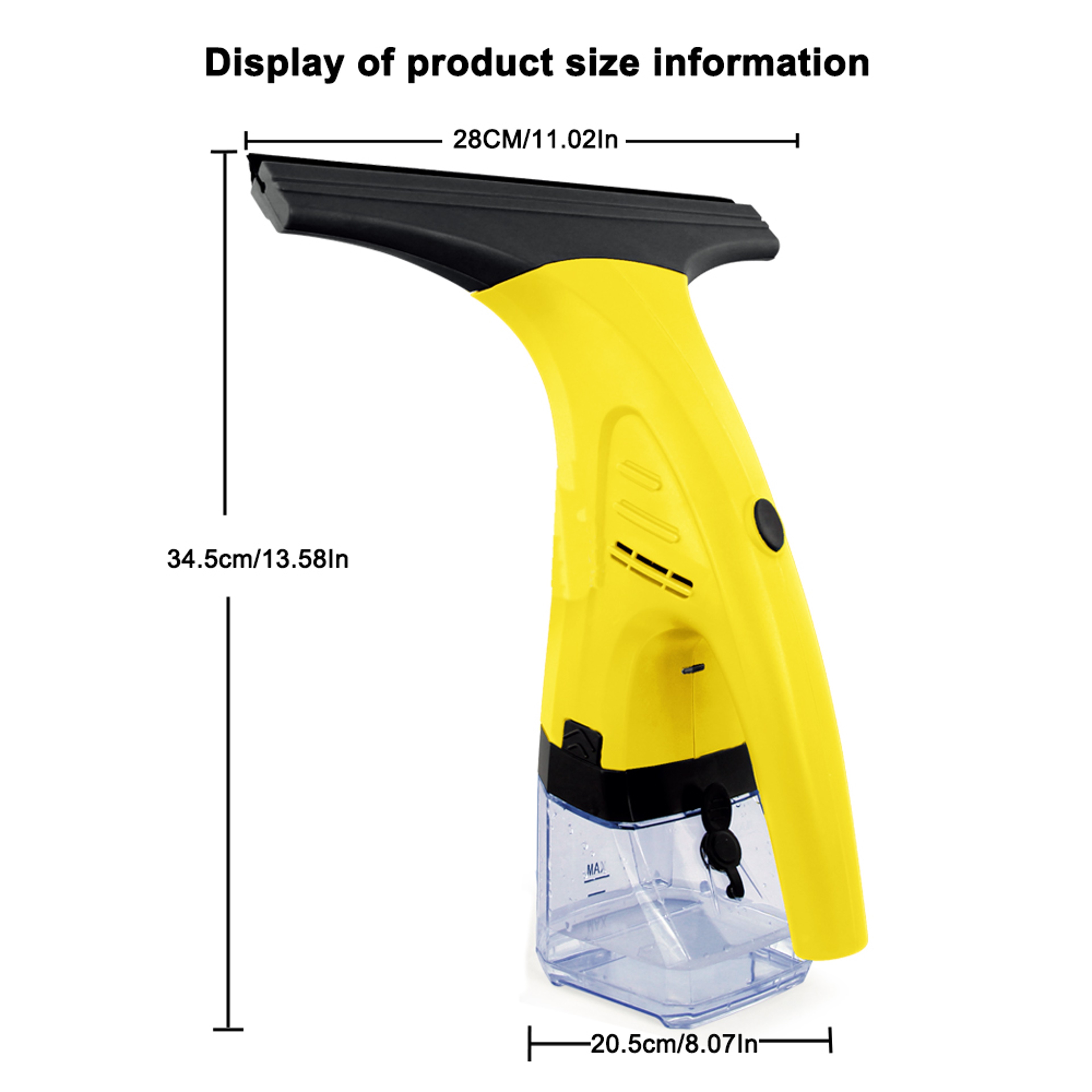 Rechargeable Window Vacuum Cleaner Set Window Squeegee Electric Cleaning Tool For Tiles Mirrors Gla 5
