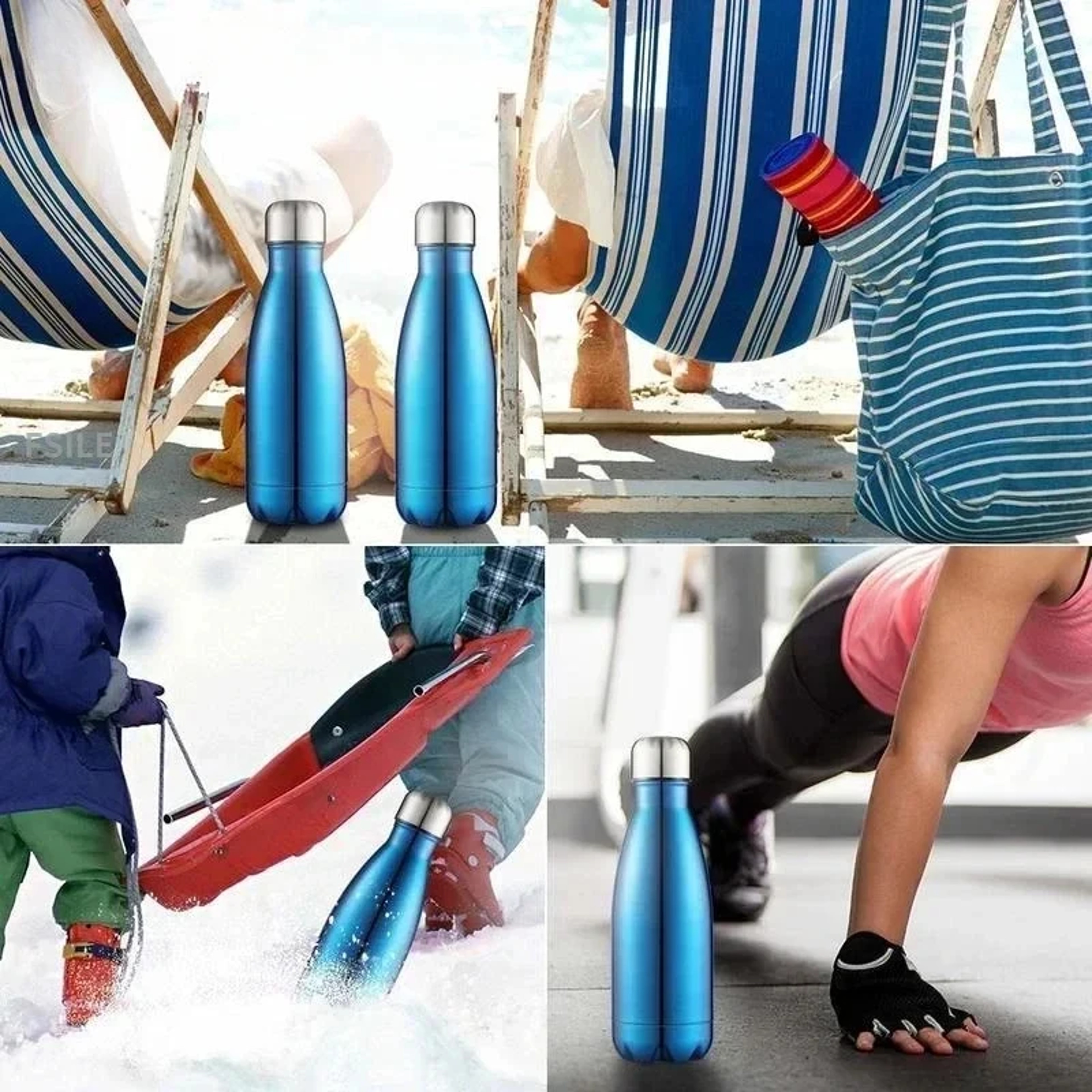 Double Wall Stainless Steel Water Bottle Insulated Thermos Keep Hot And Cold Vacuum Flask Sport Bot 0