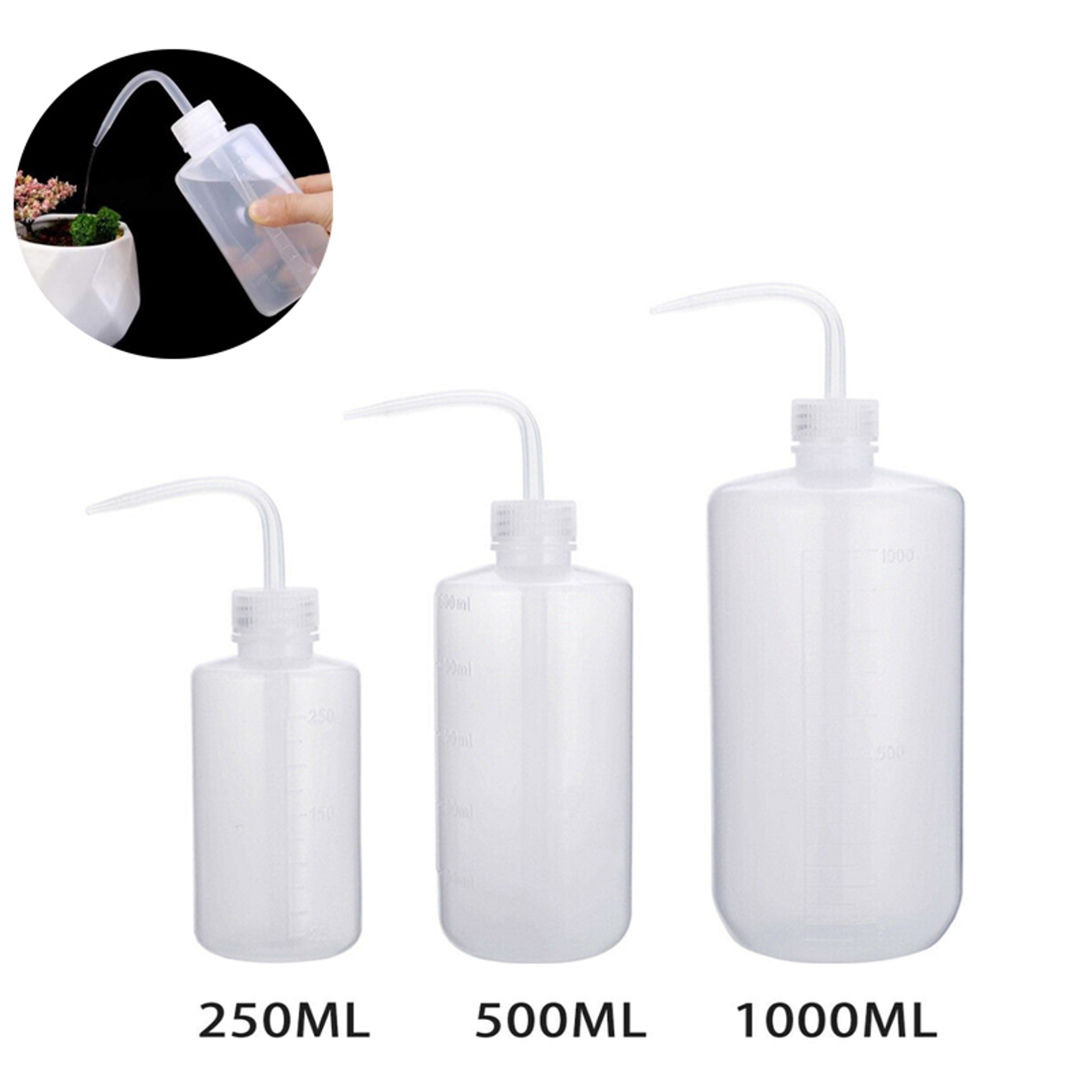 Tattoo Green Soap Bottle, Plastic Squeeze Diffuser, Lab Supply Wash – view 1