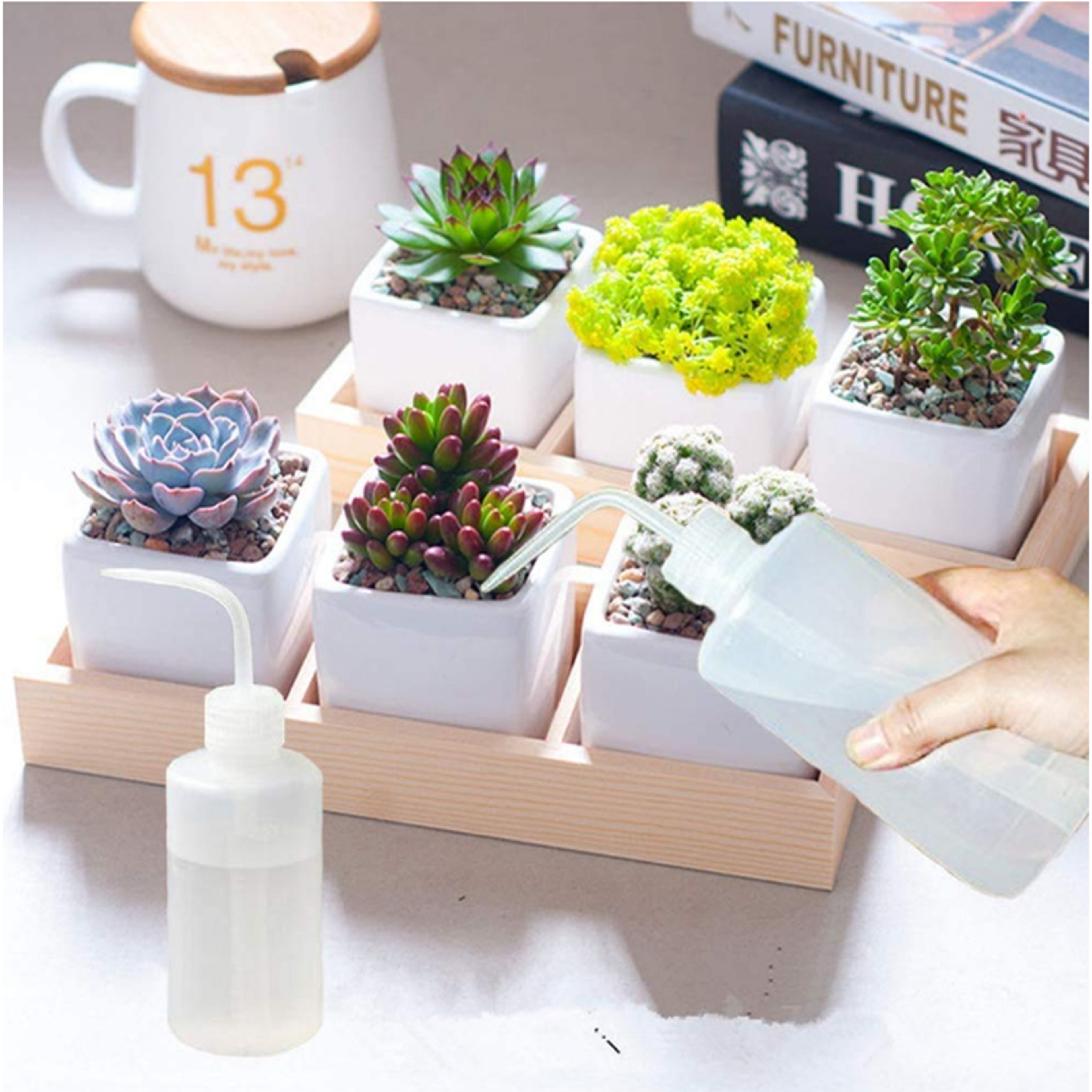 Tattoo Green Soap Bottle, Plastic Squeeze Diffuser, Lab Supply Wash – view 6