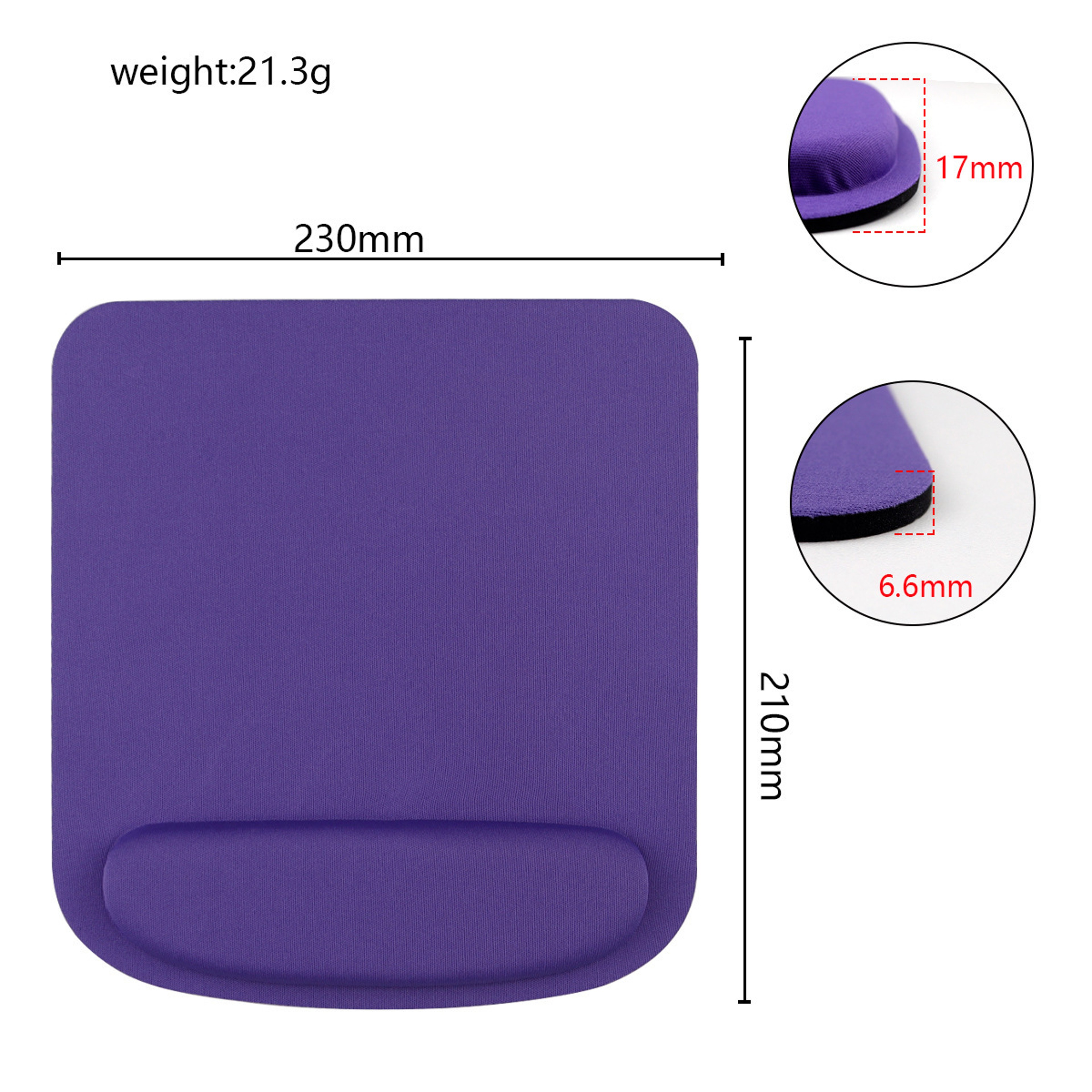 Computer Game, Comfortable Mouse Mats, Wrist Pad Solid Color, For Office Accessories – view 6