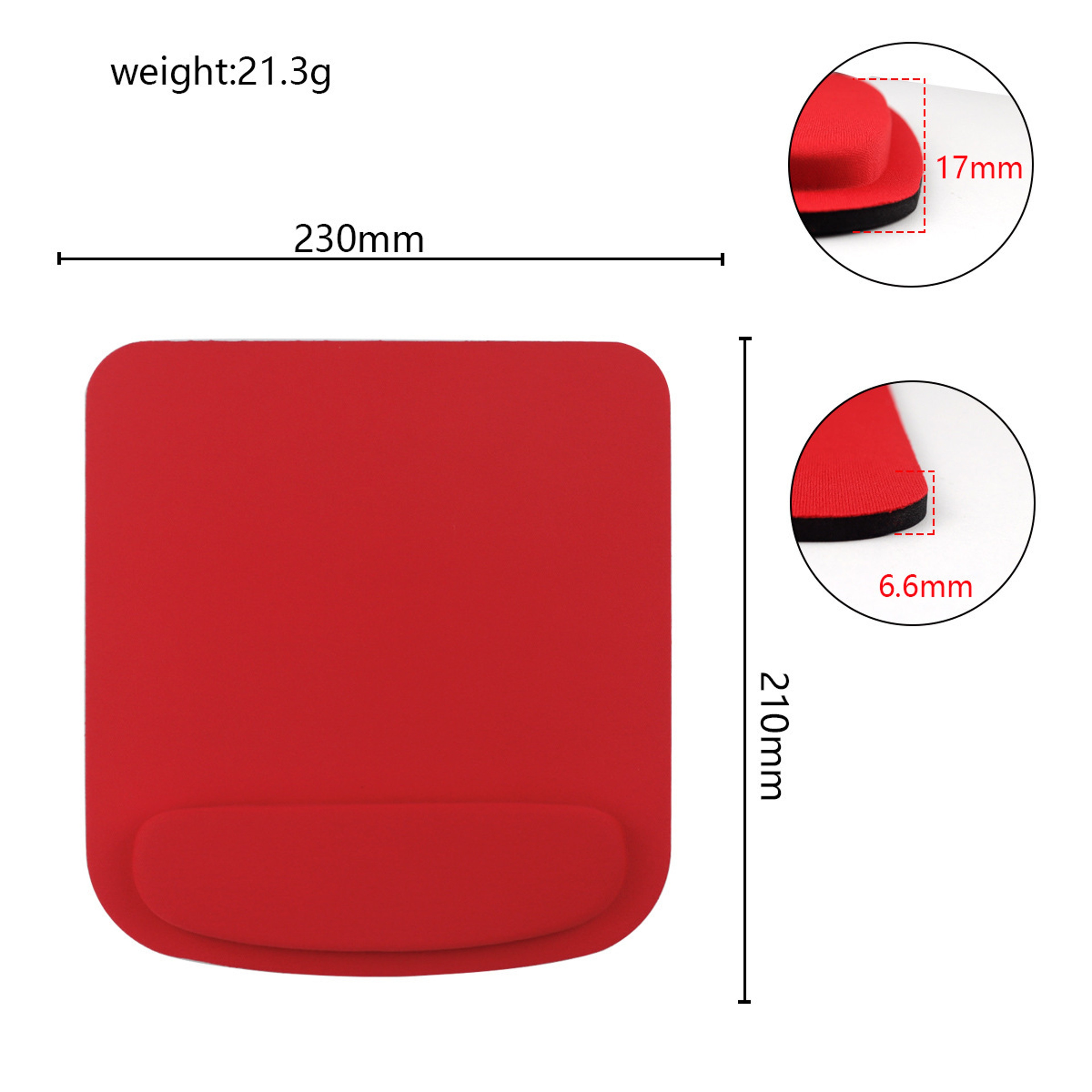 Computer Game, Comfortable Mouse Mats, Wrist Pad Solid Color, For Office Accessories – view 10
