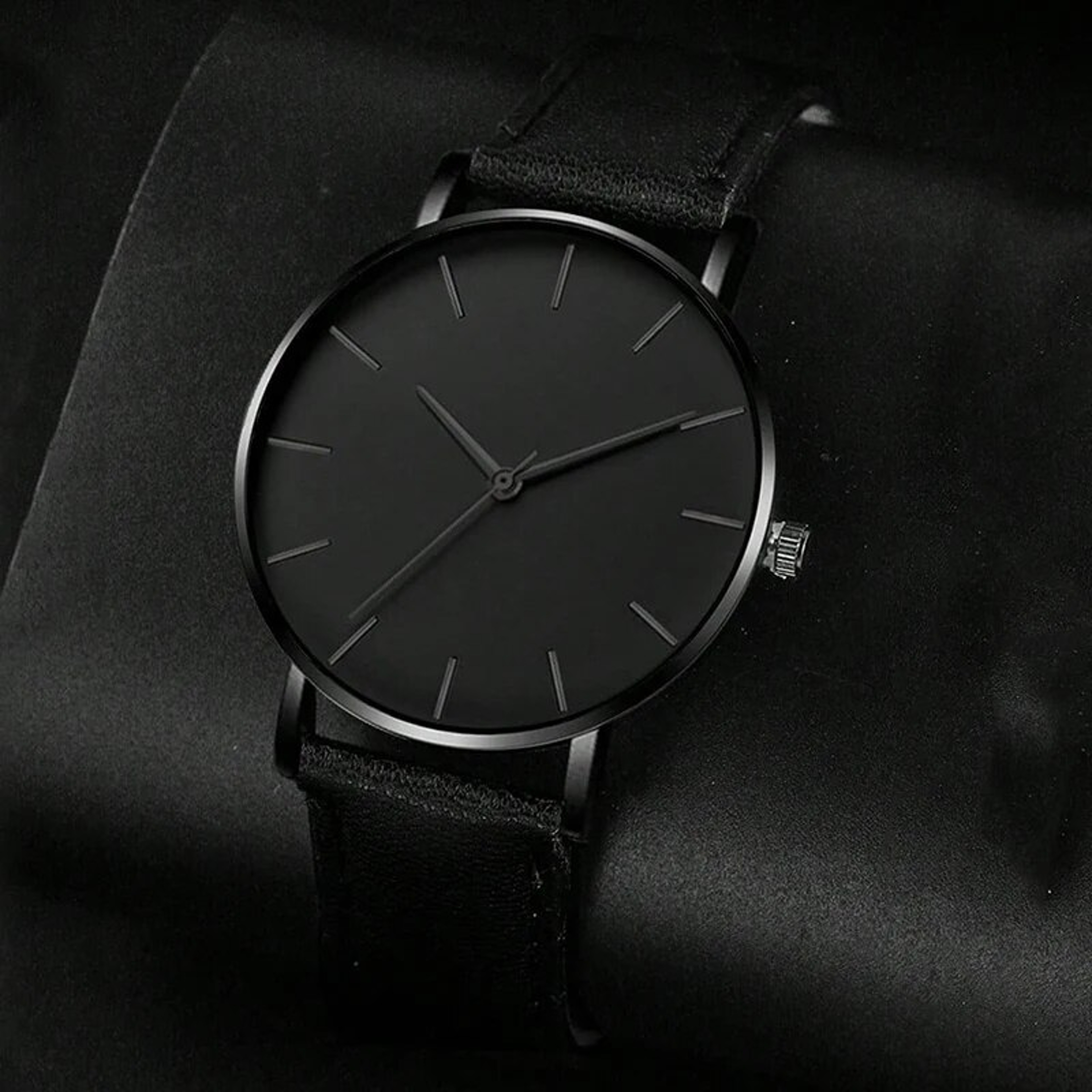 Fashion Mens Quartz Wristwatch, Luxury Leather Bracelet, Casual Business Watch – view 5