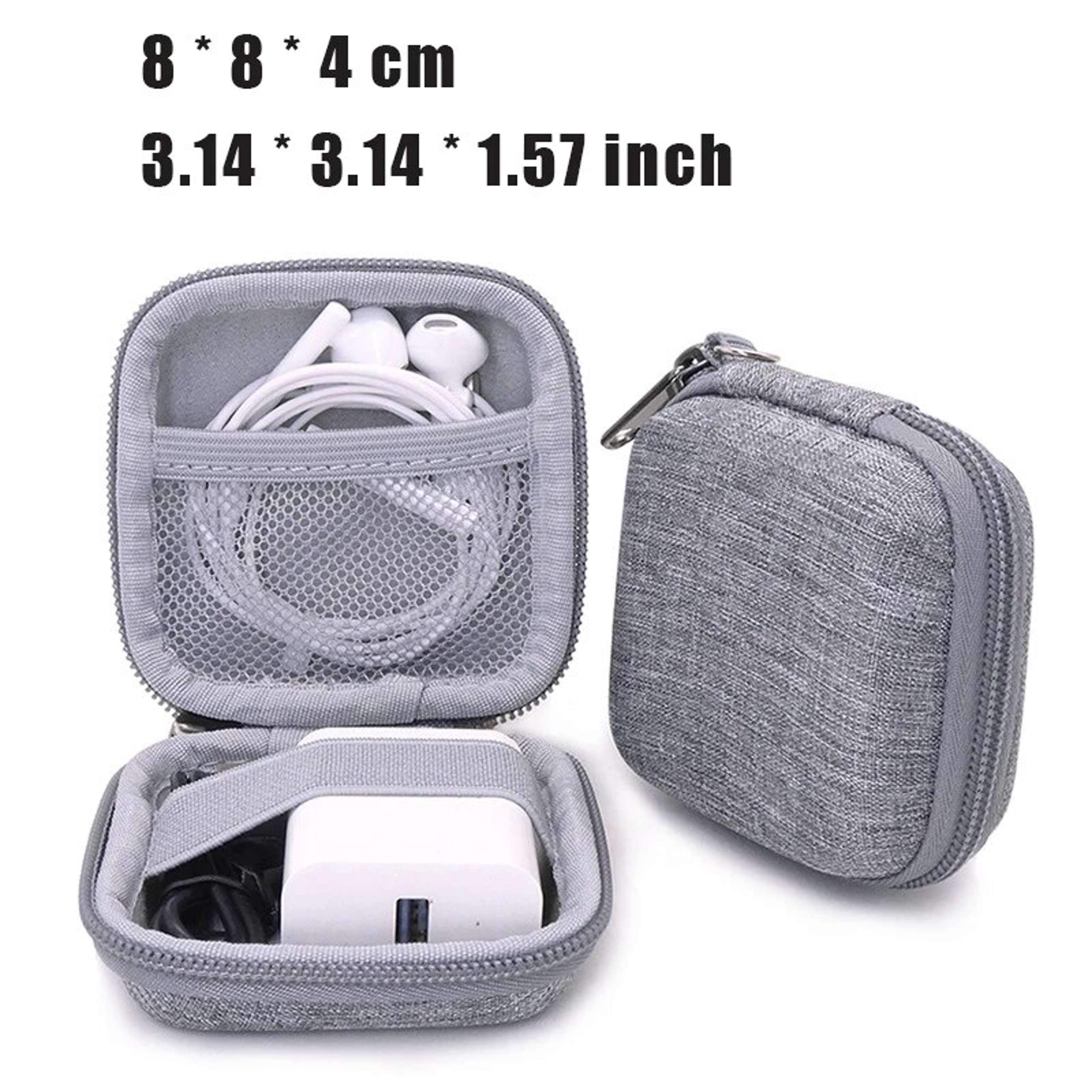 Portable Earphone Storage Bag, Digital Gadgets Case, Data Cable Organiser, Charger U Disk Protective Cover – view 7