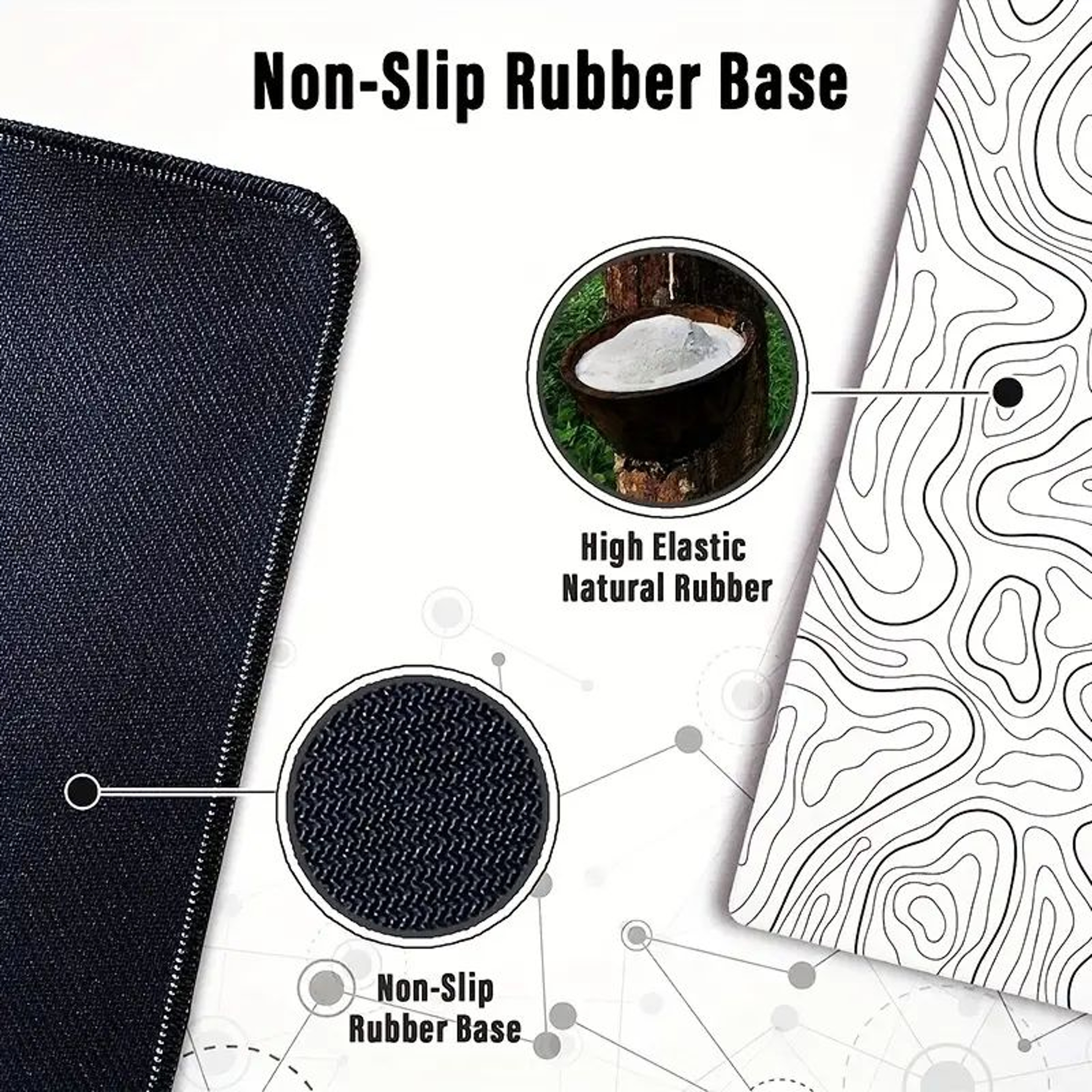 Large Mouse Pads For Desk, Extended Mouse Pad, Gaming Mouse Pad, Mouse Pad With Stitched Edges And Non Slip Rubber Base – view 4
