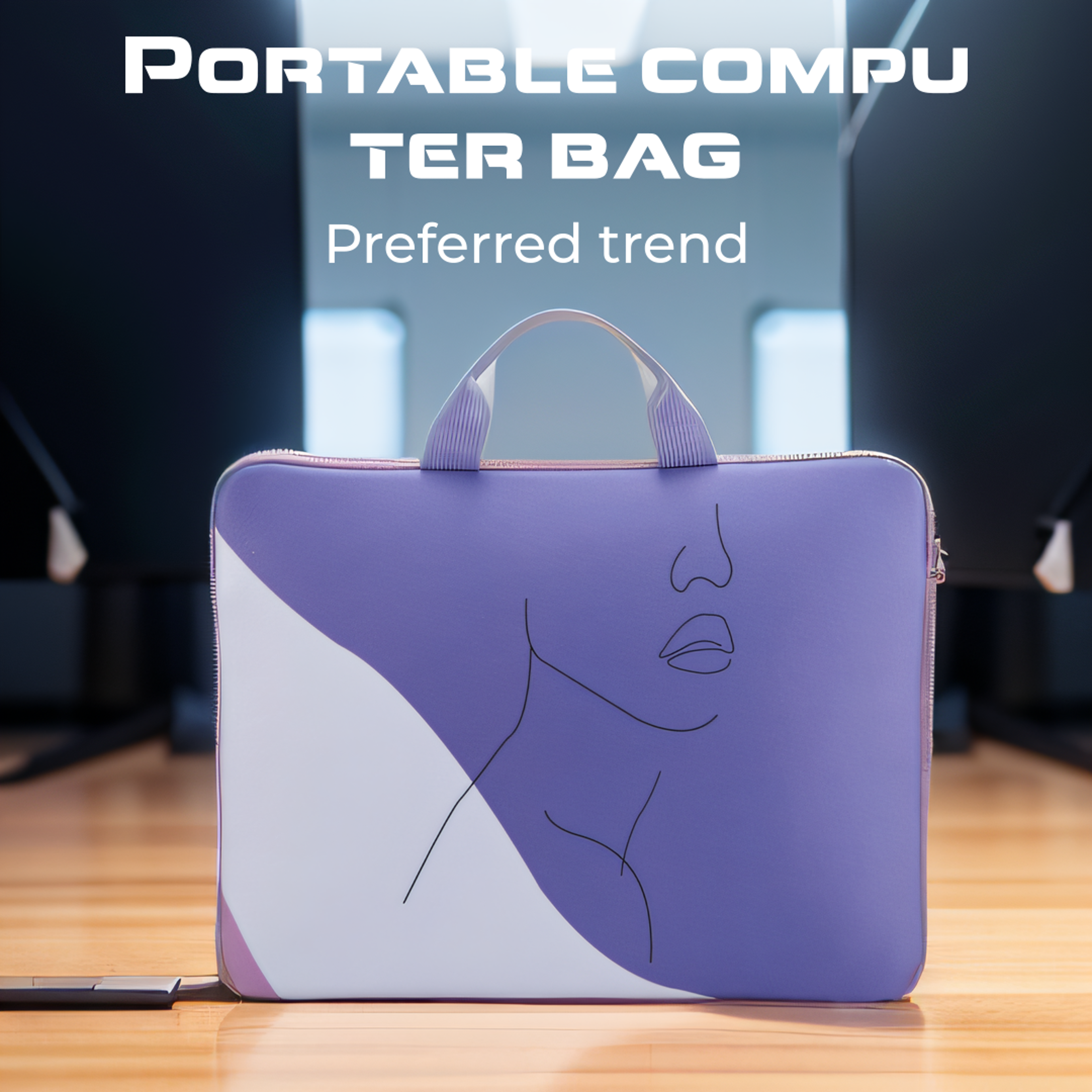 Laptop Bag Handbag Heat Transfer Printing Laptop Protection Bag Trend Stylish Laptop Sleeve 1