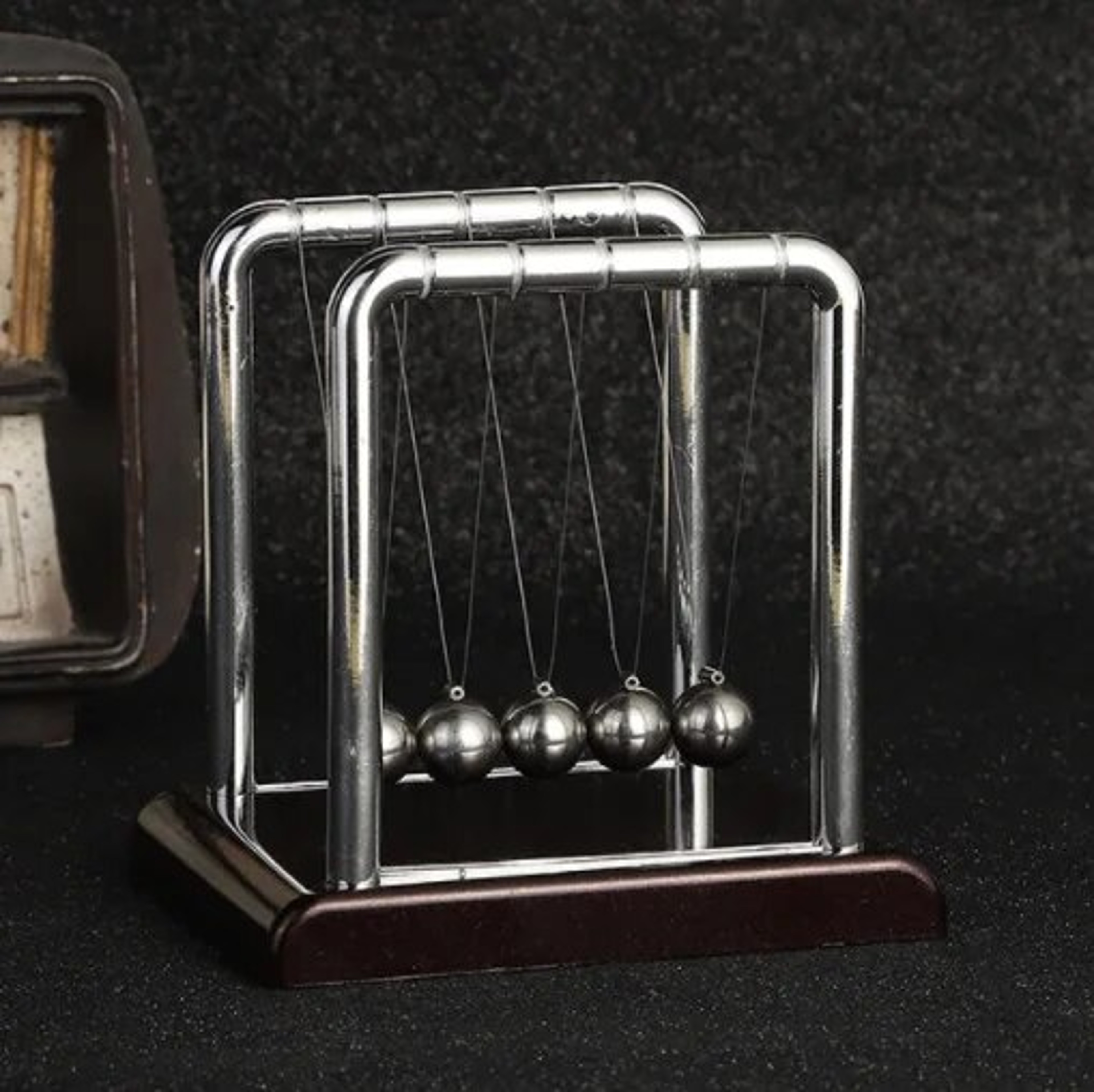 Newtons Cradle, Physics Desktop Toy, Steel Ball Pendulum, Stress Relief, Teaching Supplies, Home Decoration, Science Gi – view 8