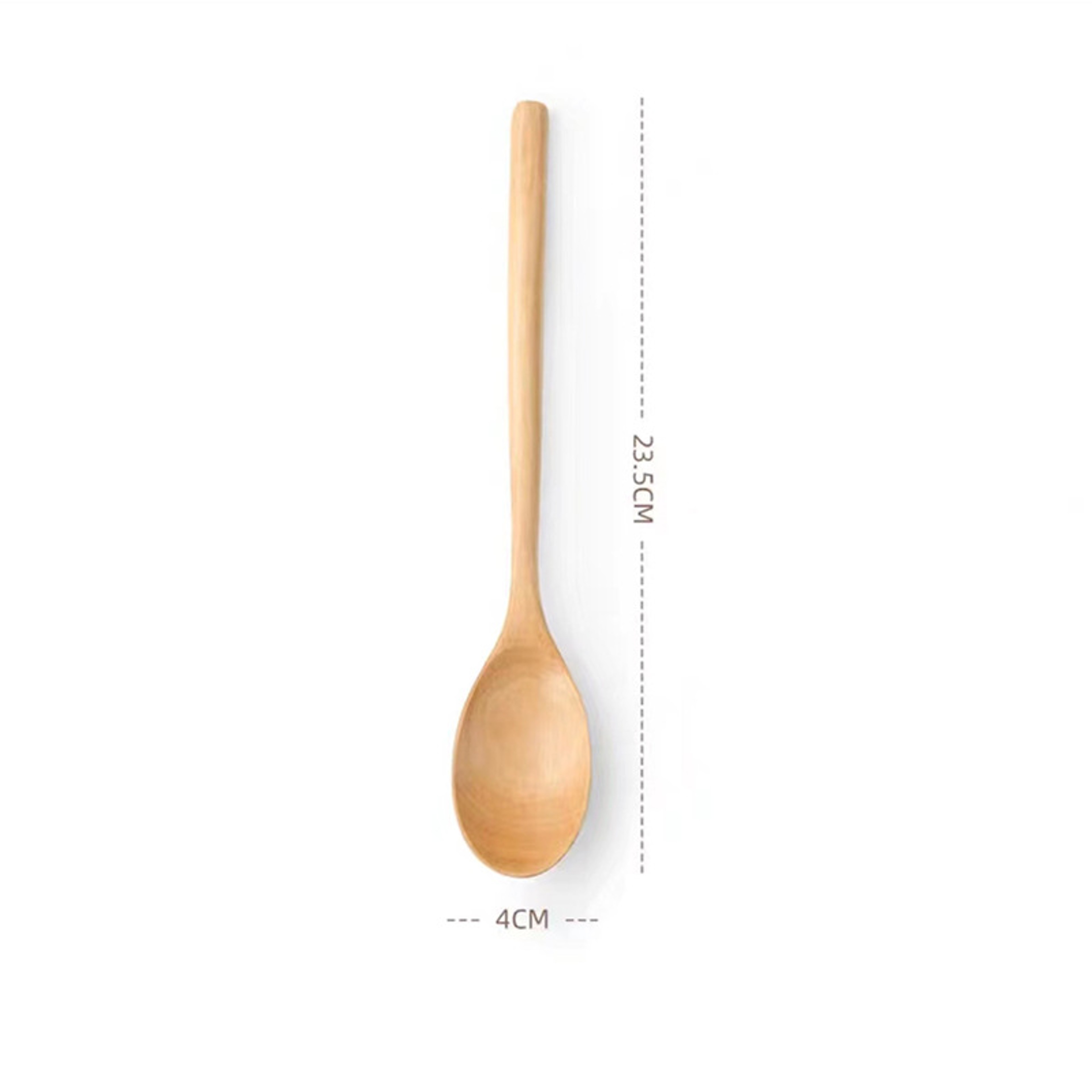 Wooden Cooking Spoon Kitchen Tableware Utensil Honey Teaspoon Soup Spoon Tea And Coffee Stirring To 4
