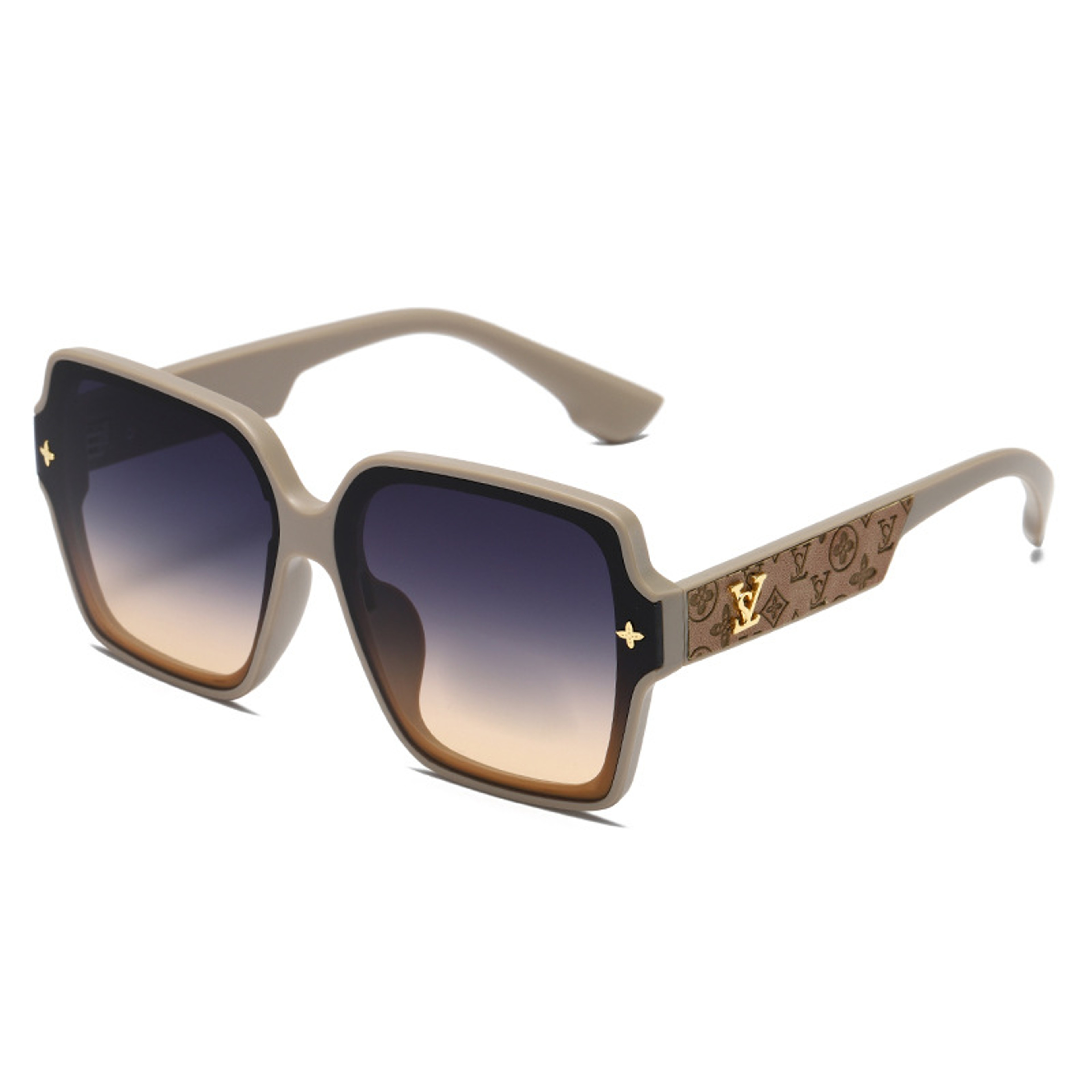 Luxury LargeFrame Square Sunglasses For Women Fashion UV Protection AllMatch Style 6