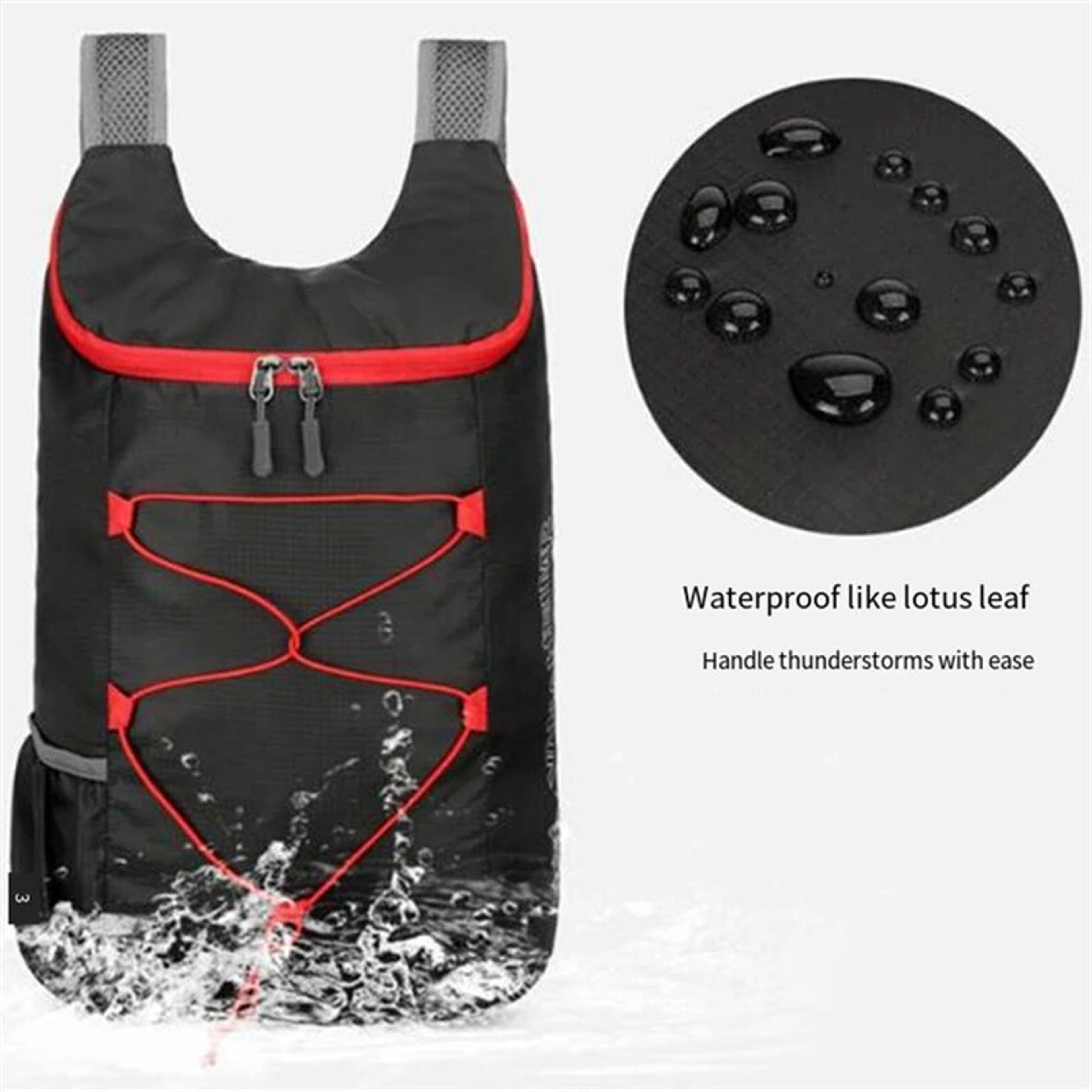 Outdoor Sports Backpack Lightweight Waterproof Nylon For Hiking Camping Travel 4
