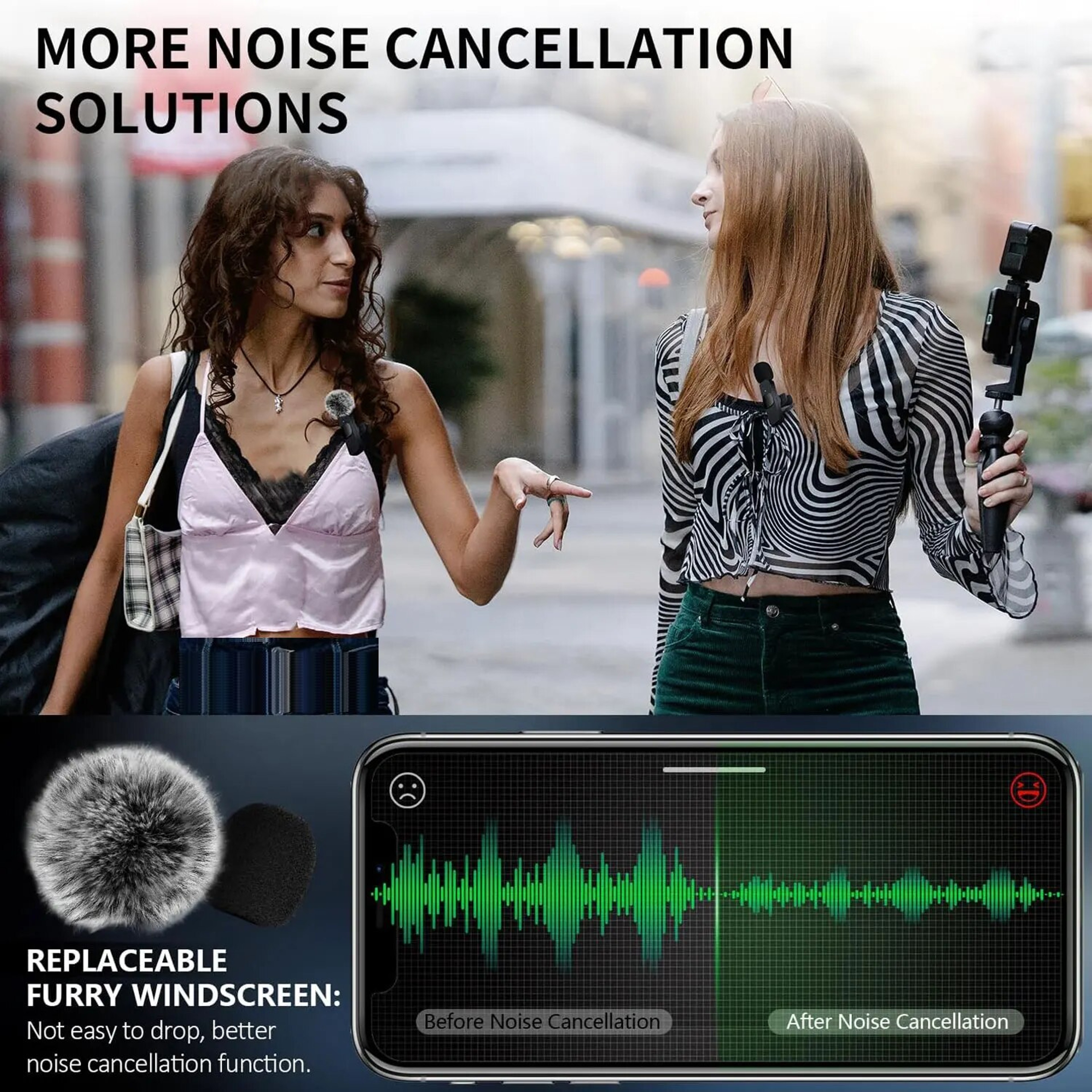 Wireless Microphone for iPhone, Android, Laptop, and Gaming – view 3