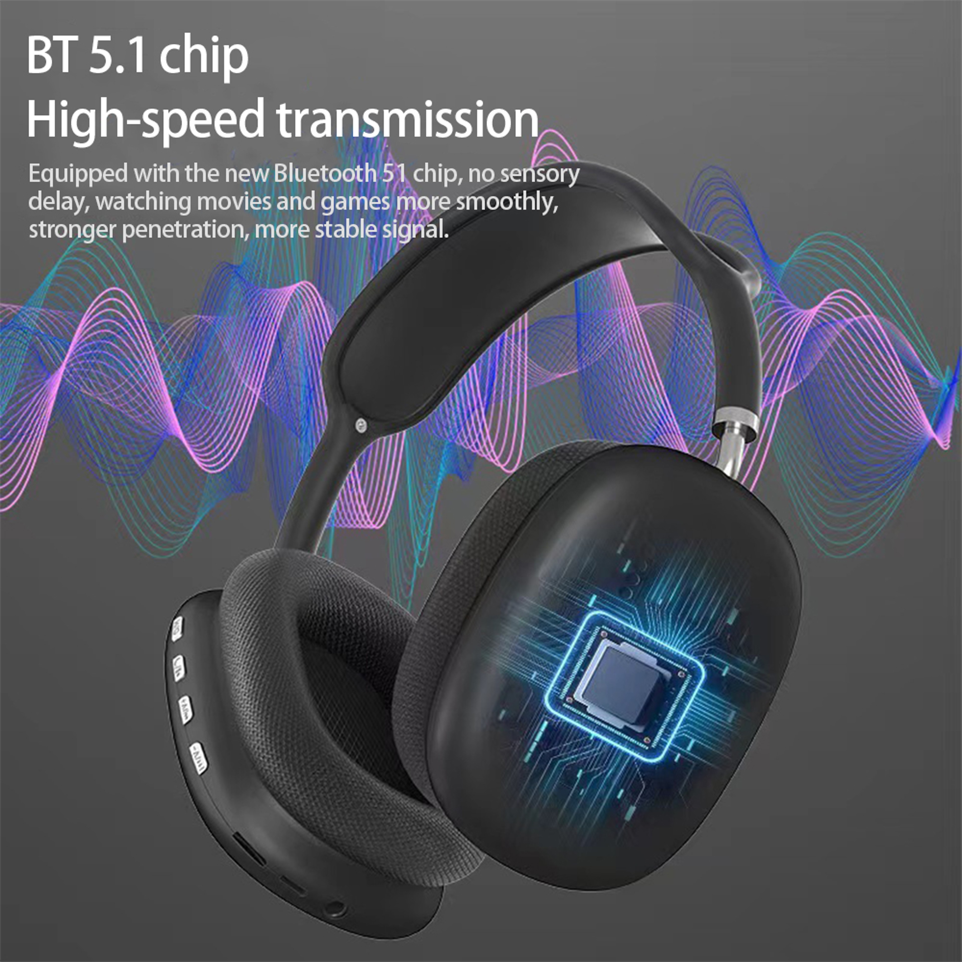 Wireless Bluetooth Headset Outdoor Sports Gaming Wireless Headphones With Mic Noise Cancelling Earb 4