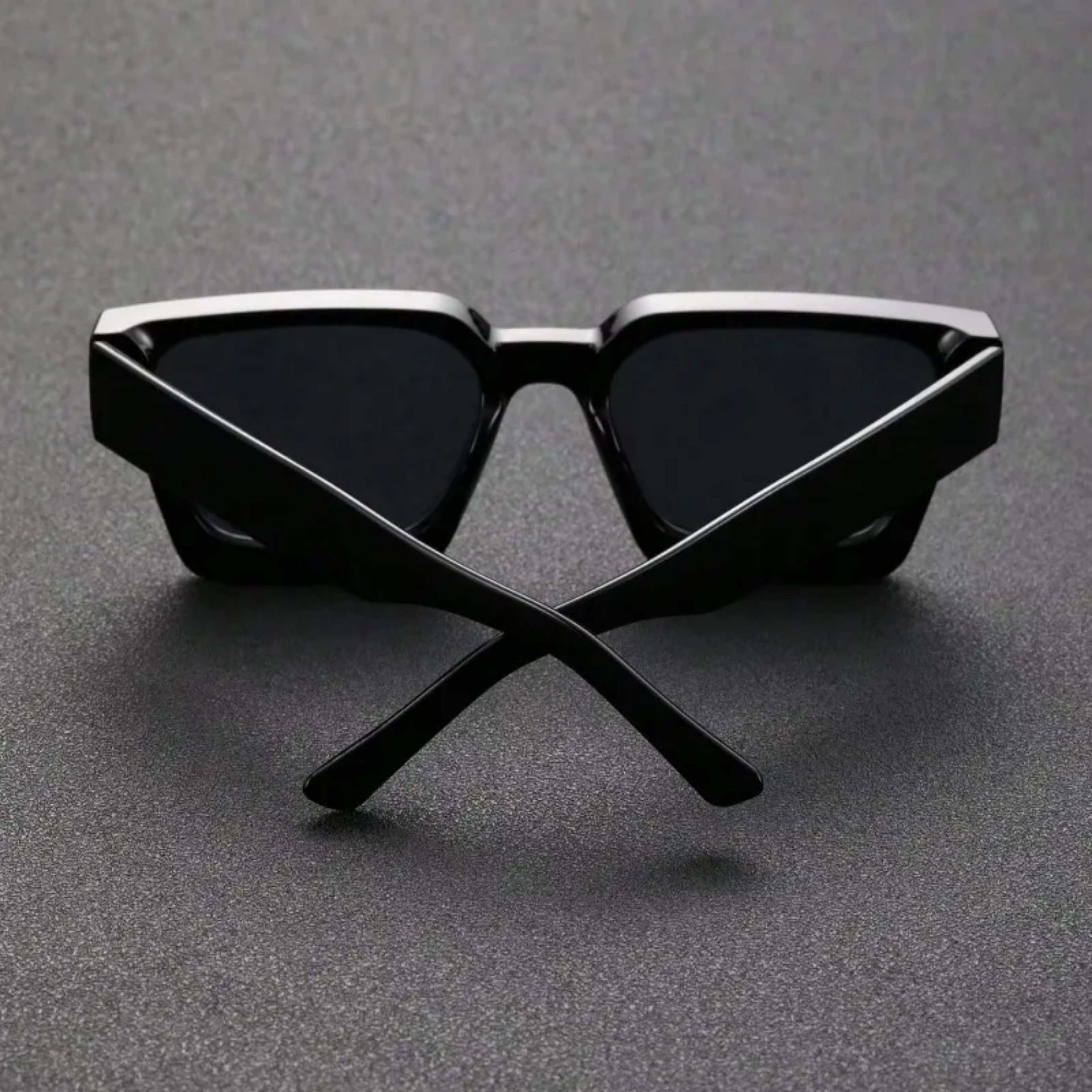 Unisex Plastic Sunglasses, Square Frame Fashion, Street Photography Shades, Beach Trips Driving Accessories – view 5