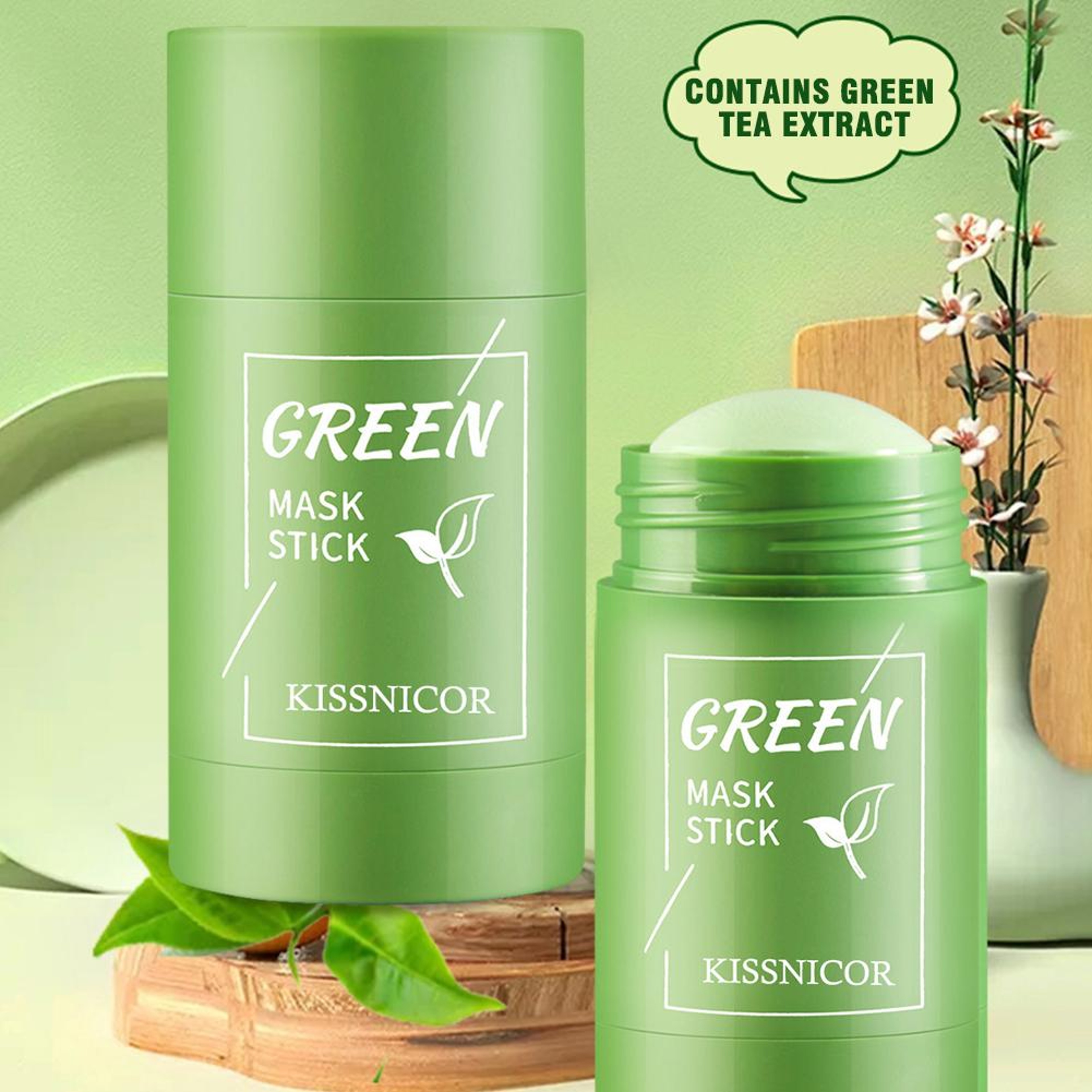 Green Tea Mask for Acne, Pore Shrinking, Moisturising Face Cleanser – view 5
