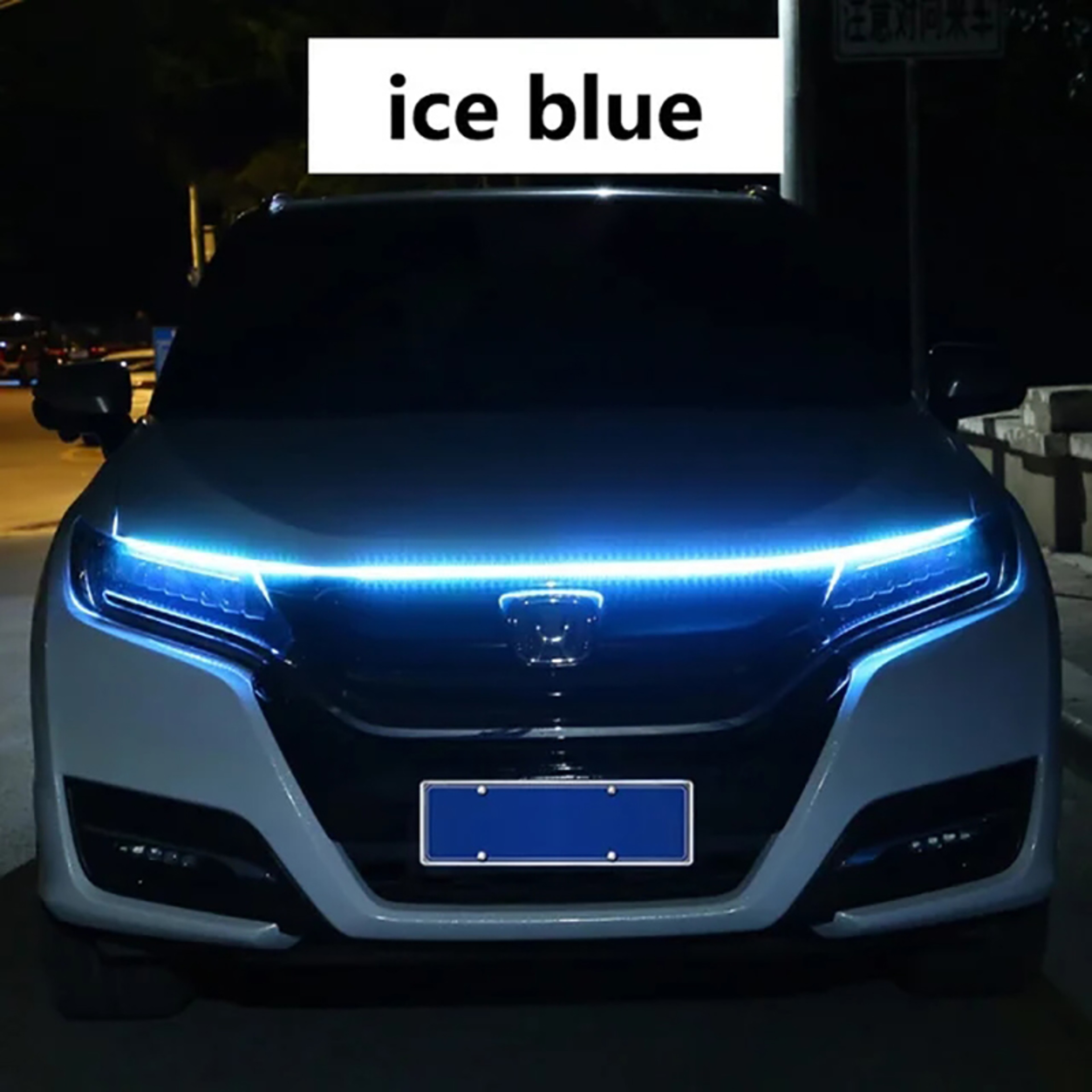 LED Daytime Running Light Car Hood Decorative Ambient Lamp, Engine Hood Guide DRL Lights – view 7