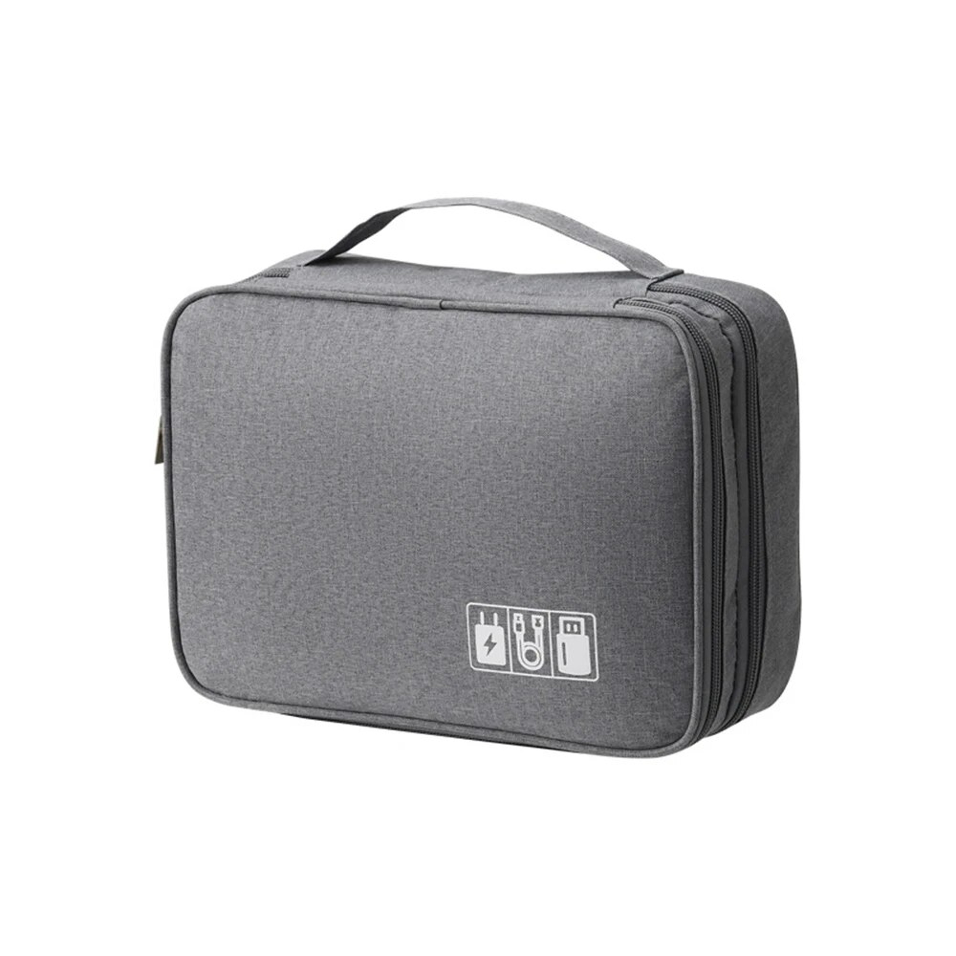 Multi-functional Digital Bag, Data Cable, Headphones, Hard Drive, Power Supply, Electronic Accessory Storage – view 8