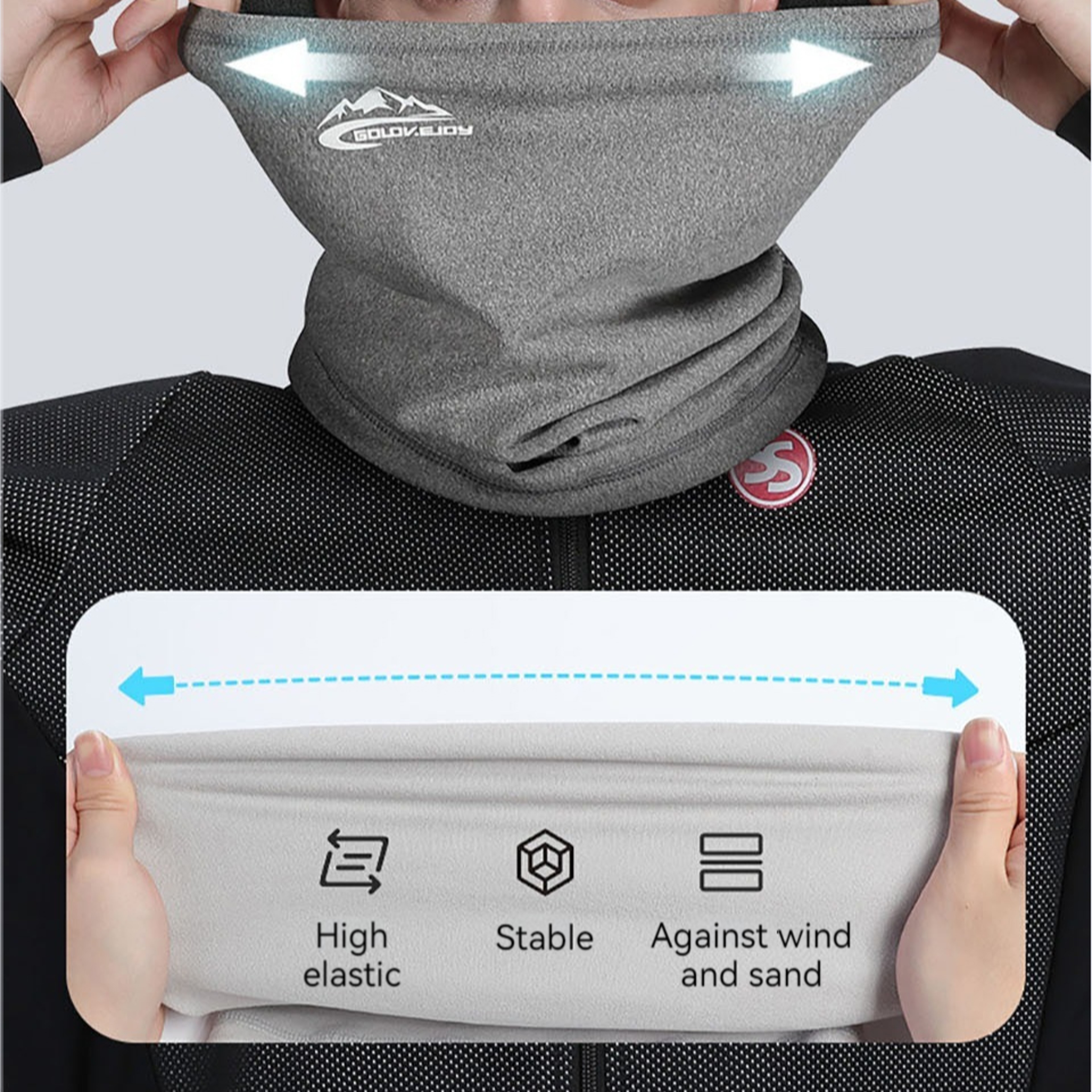 Winter Sports Snowboard Scarf Velvet Thermal Neck Warmer For Men And Women  Outdoor Hiking And Cycl 2