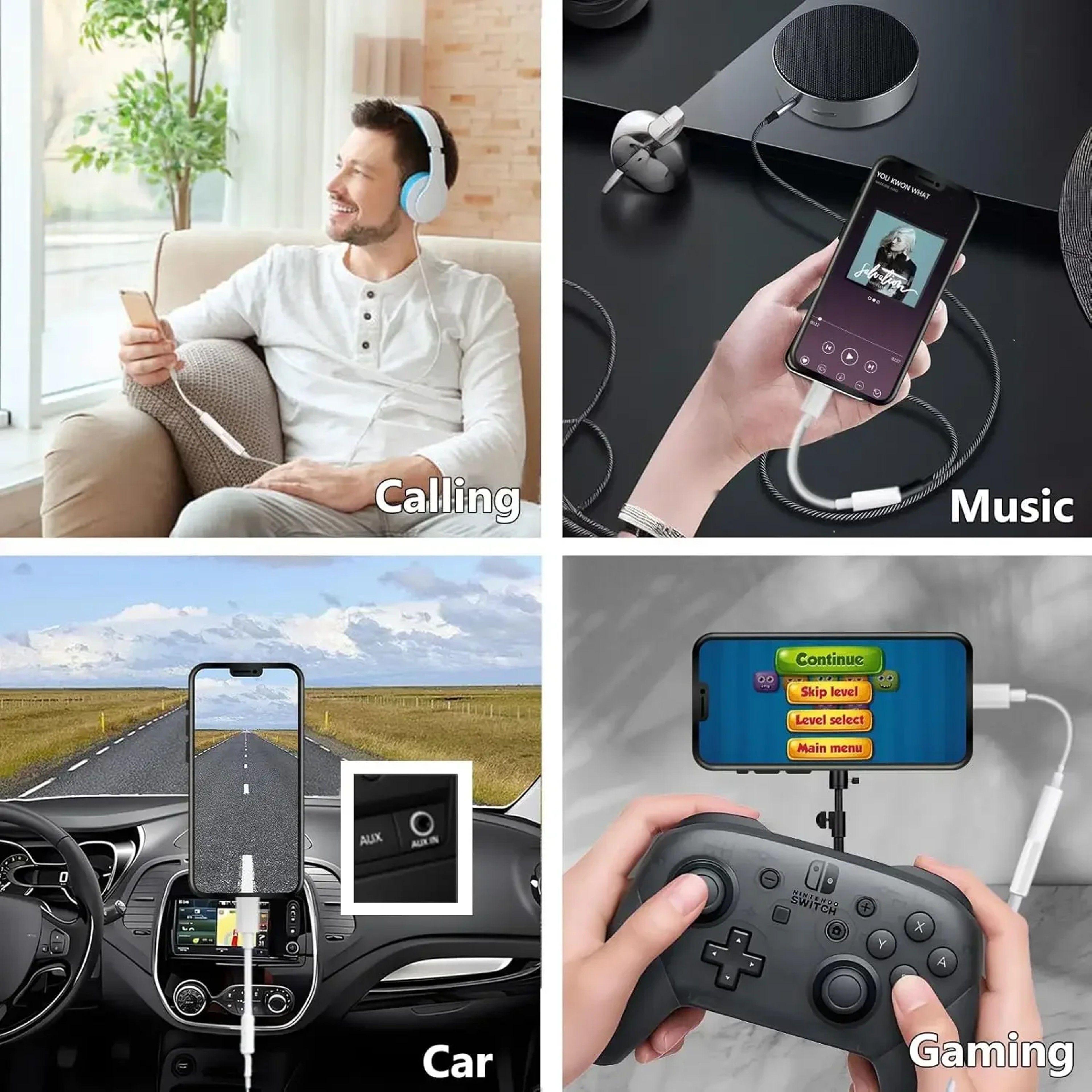 USB-C Audio Cable Converter to Jack Earphone Adaptor – view 6