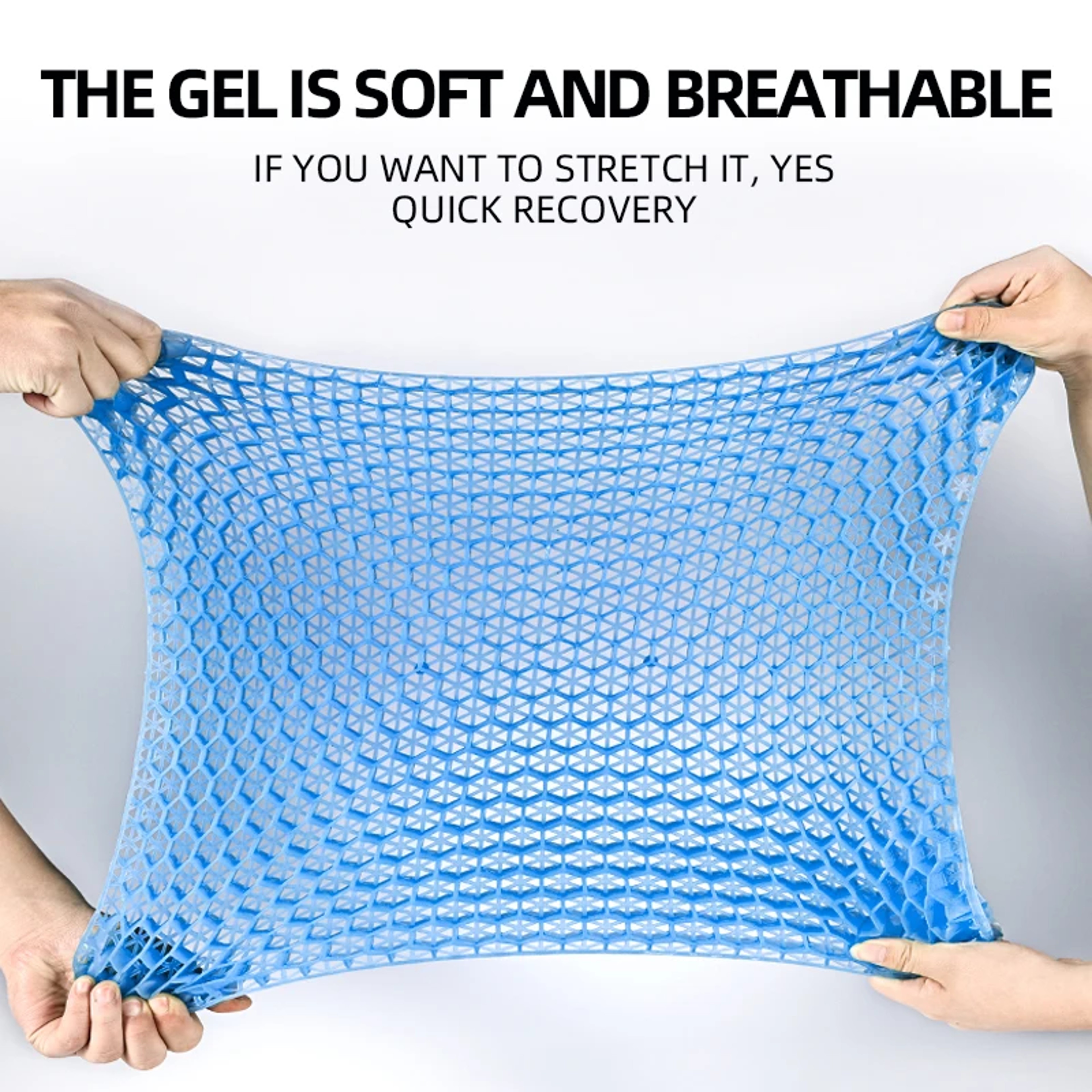 Honeycomb Gel Seat For Car And Office Four Seasons Universal Silicone Cushion 1