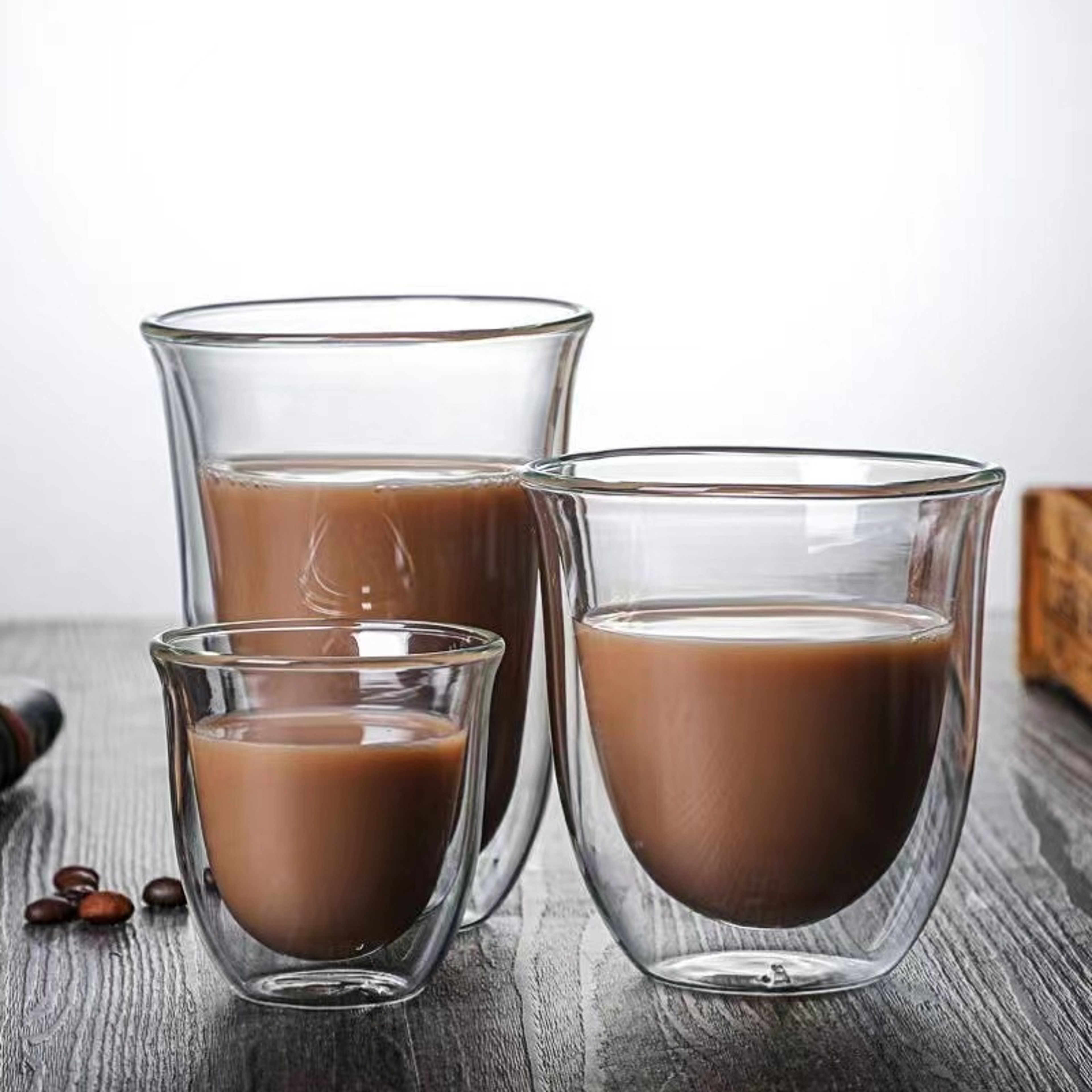 Double layer Transparent Mug, High Silicate Glass, Heat Insulation Cup for Coffee Tea Breakfast Milk Juice Beer – view 1