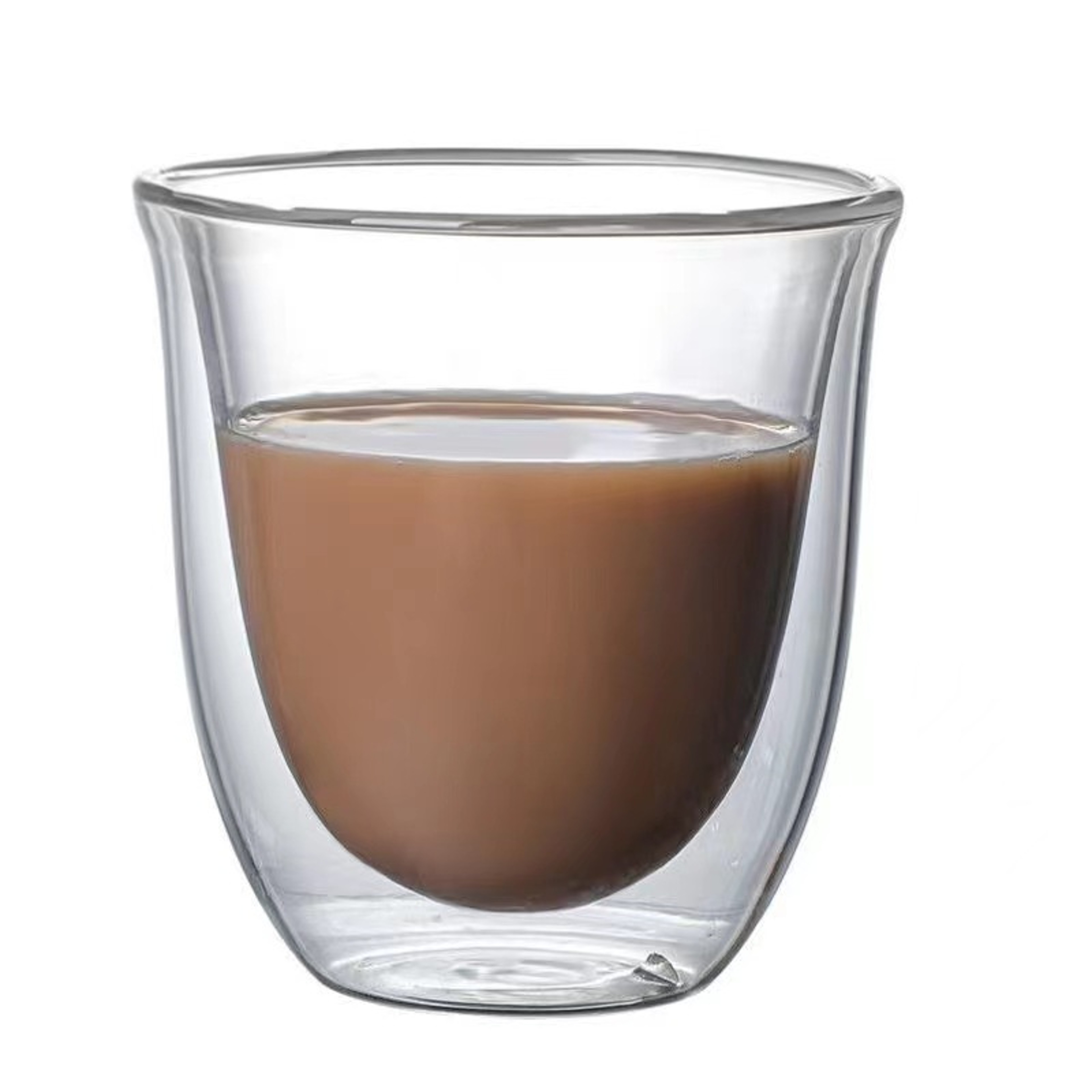 Double layer Transparent Mug, High Silicate Glass, Heat Insulation Cup for Coffee Tea Breakfast Milk Juice Beer – view 5