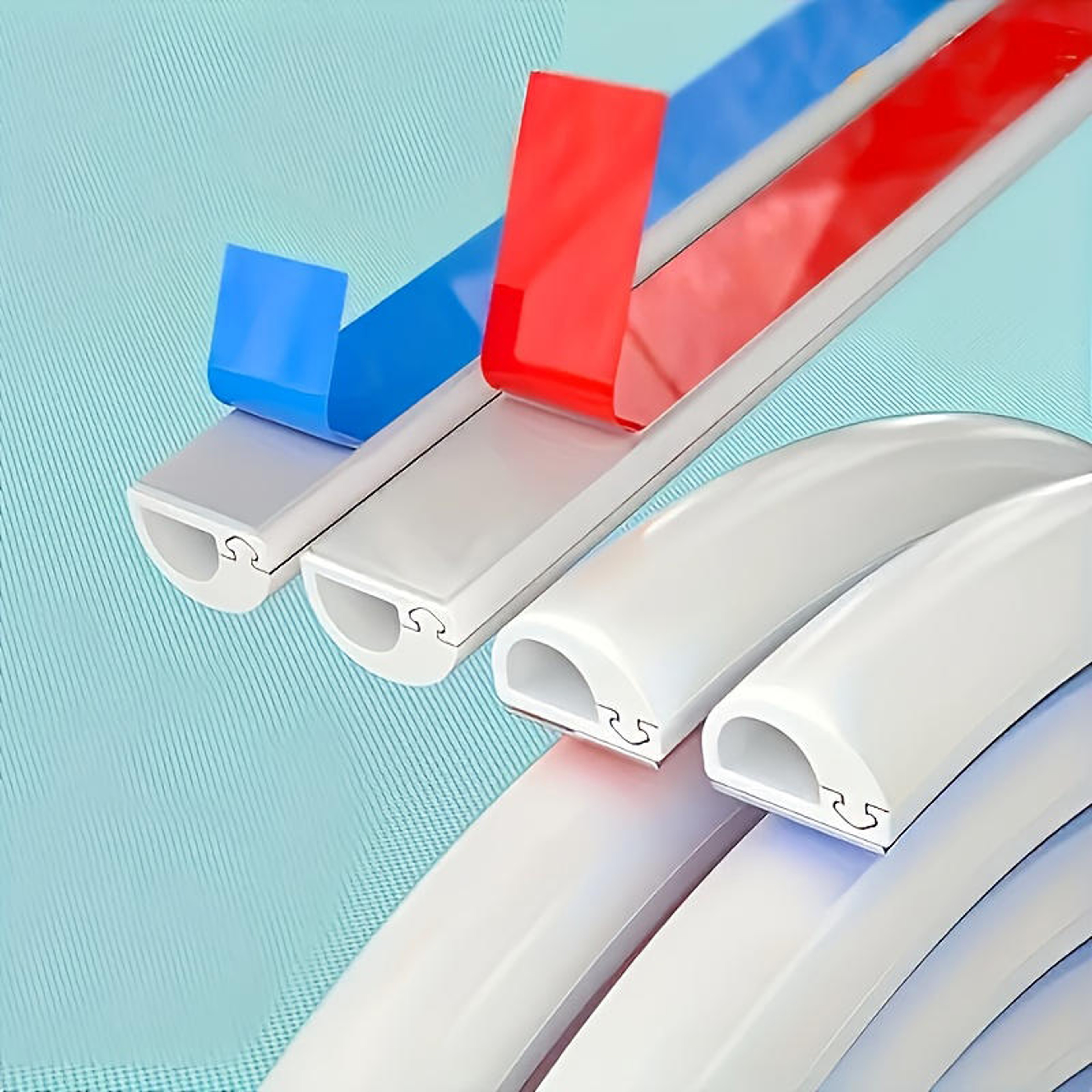 Meter Cord Management Channel, Invisible Decorative Wire Cover, Anti Step Protector, Adhesive Soft Cable Race Way – view 6