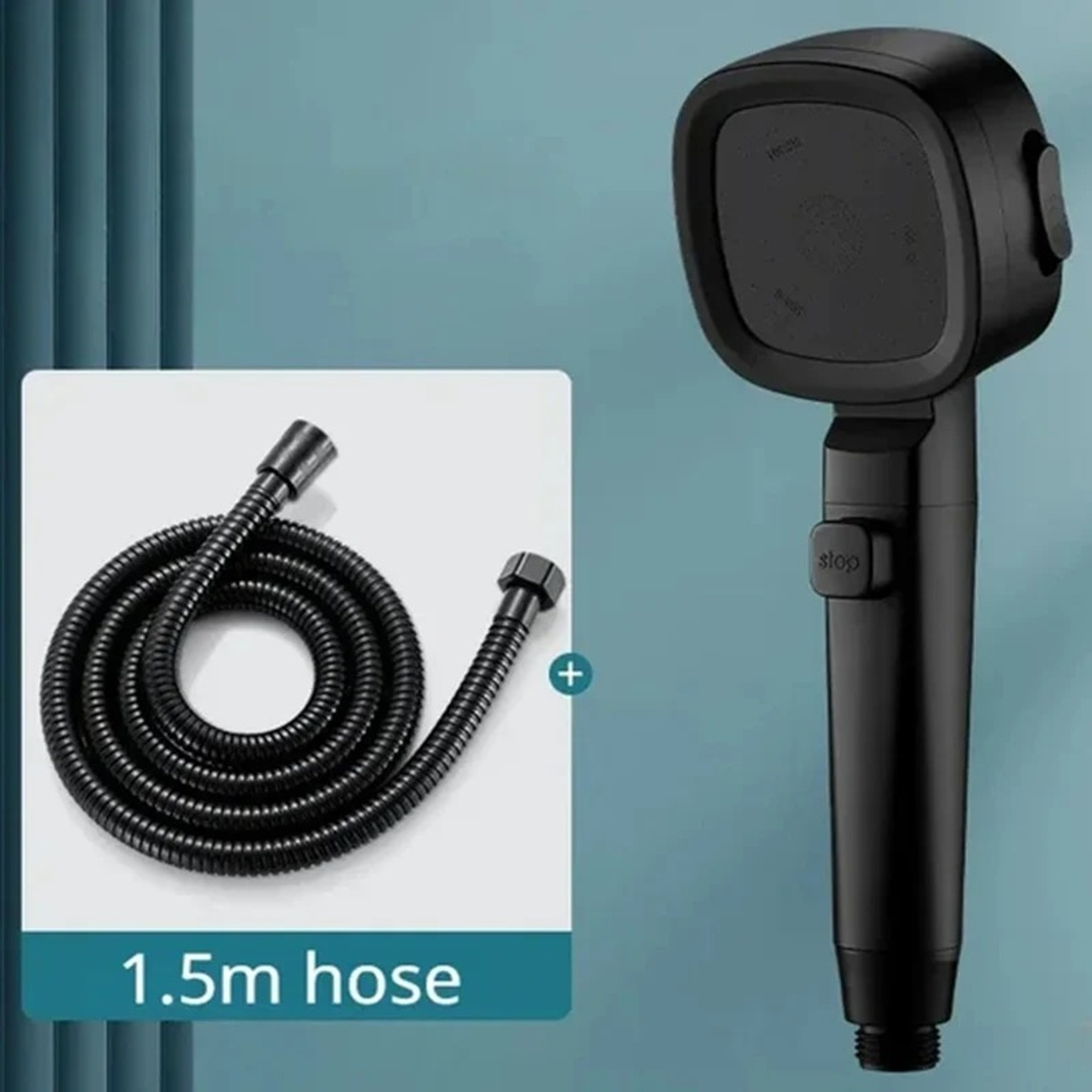 High Pressure Shower Head, Adjustable One Key Stop, Water Saving Shower Heads, Bathroom Accessories – view 11