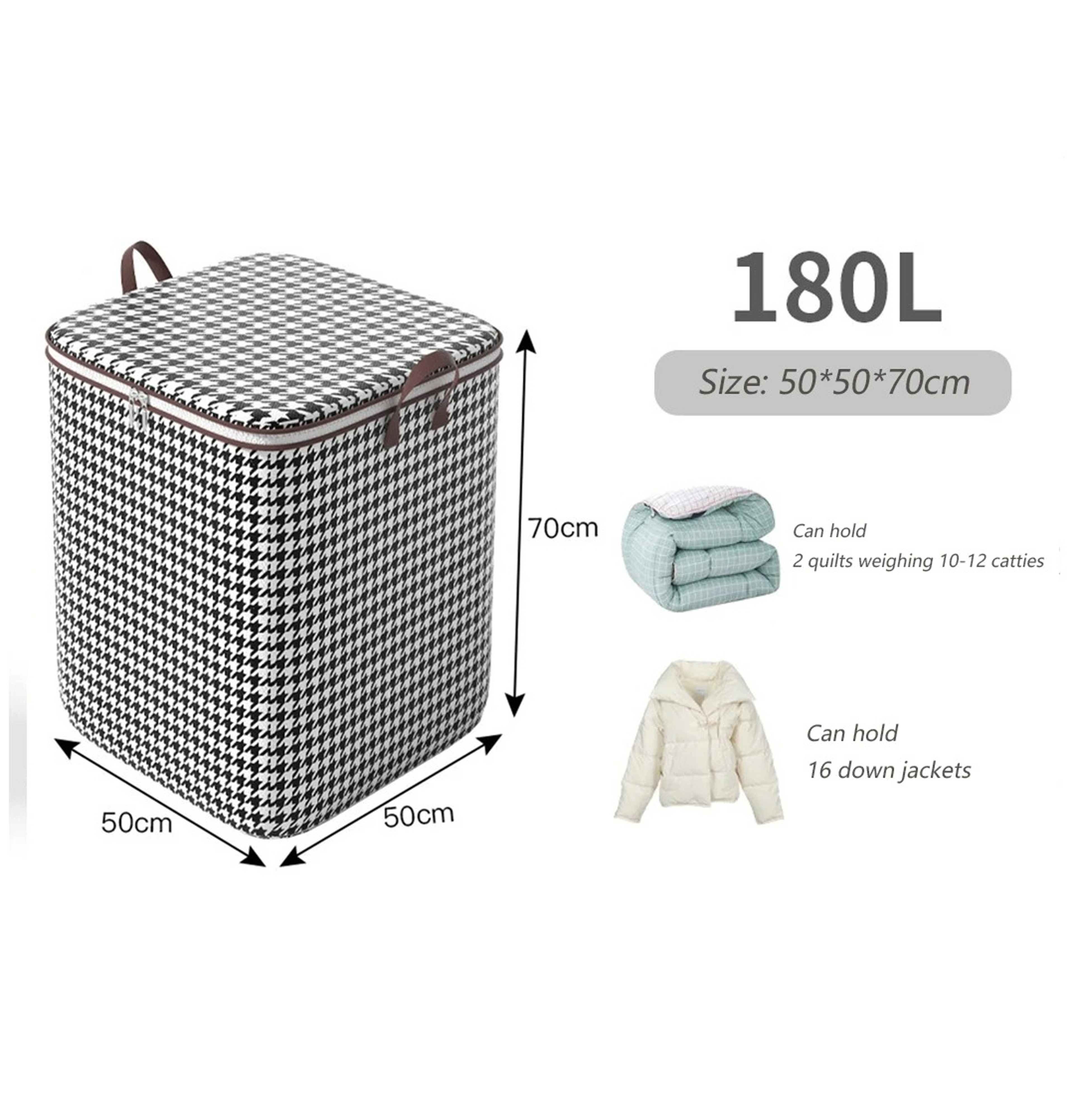 Fold able Clothes Organiser, Large Capacity Quilt, Tote Bag, Moving Box, Dust proof Home, Clothes Storage Bags Wardrobe – view 11