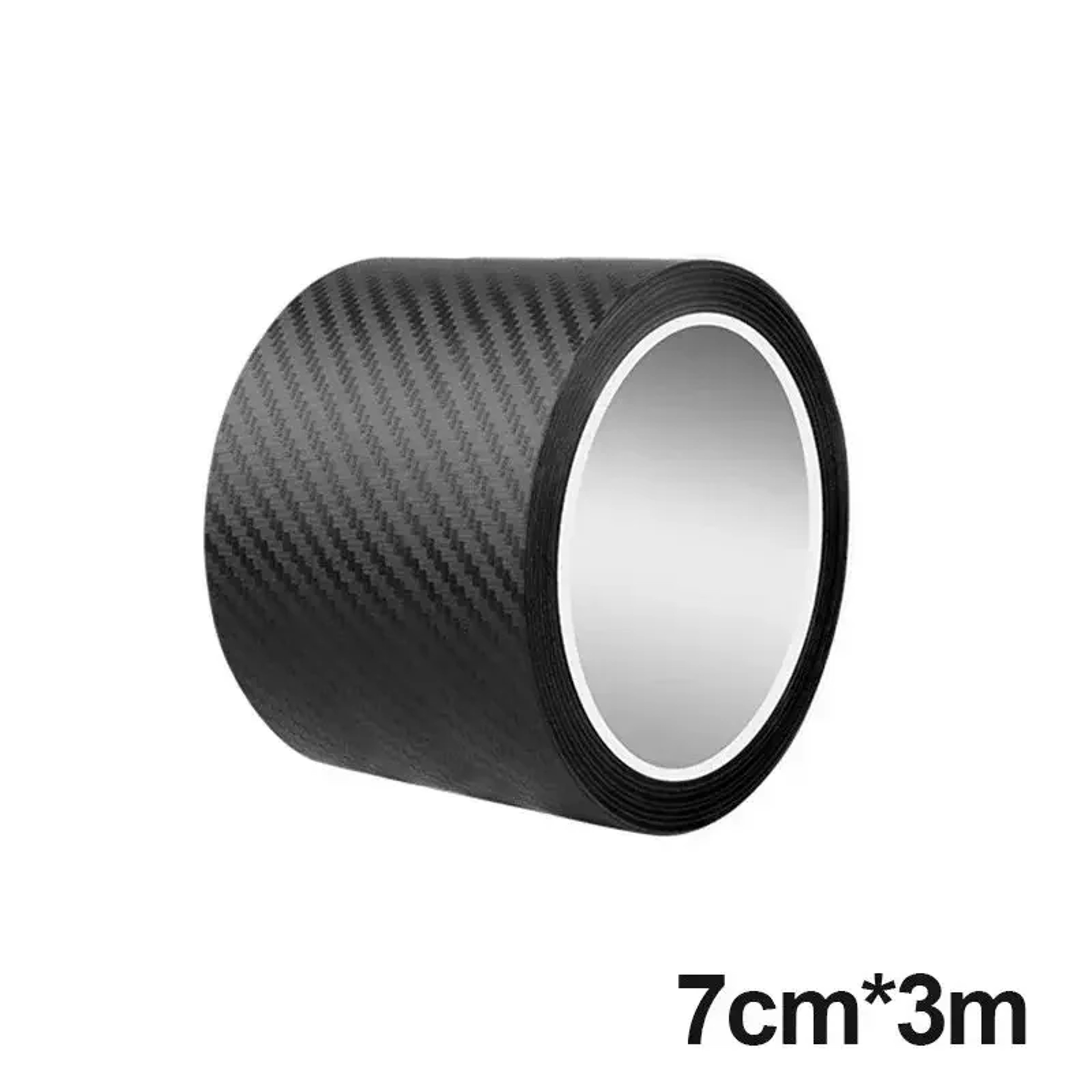 Carbon Fiber Sticker Paste, Anti Scratch Waterproof Film, Matte Black Nano Sticker for Car Threshold Protection – view 7