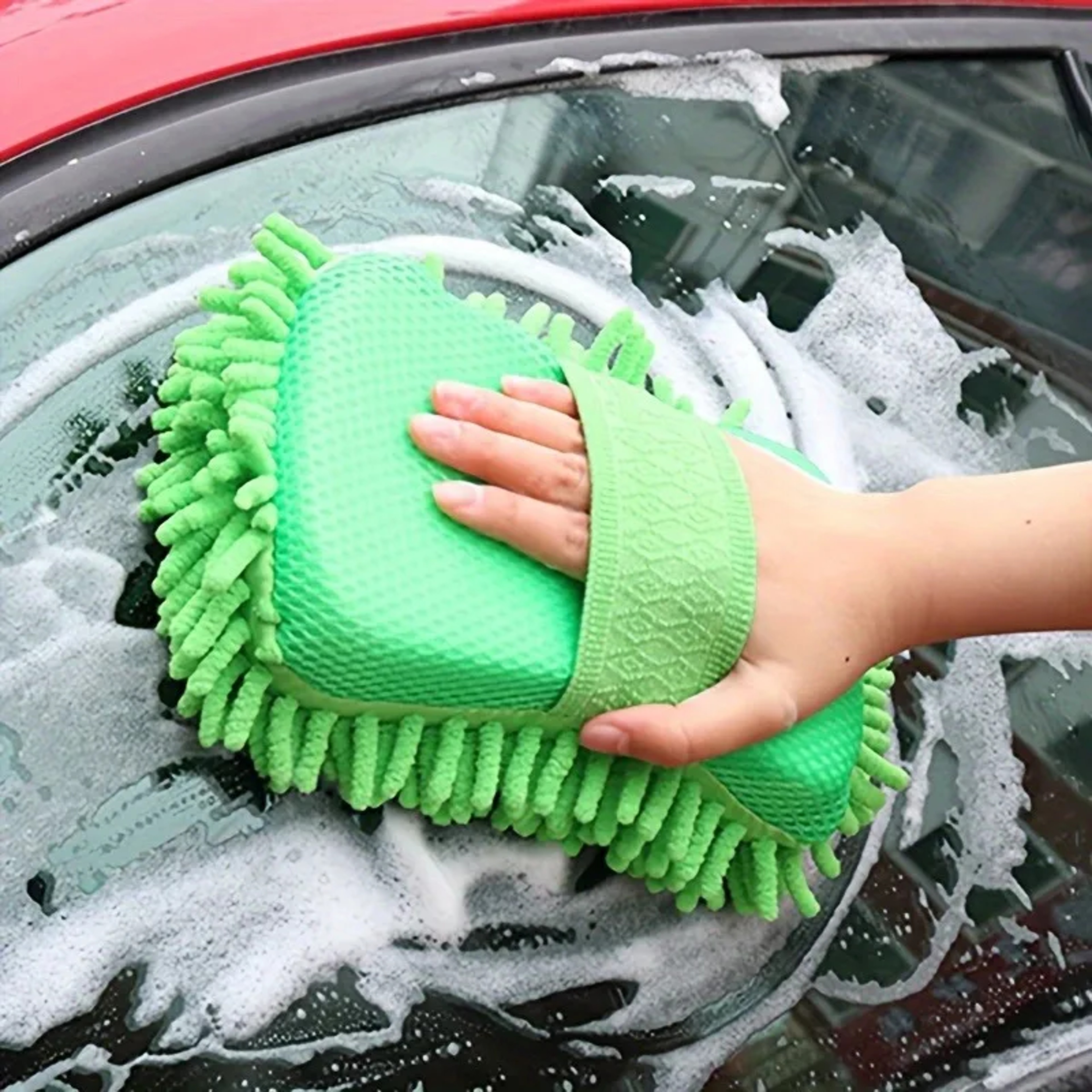 Sponge Block Car Cleaning Gloves Super Absorbent Car Washing Caterpillar Sponge Block Cleaning 3