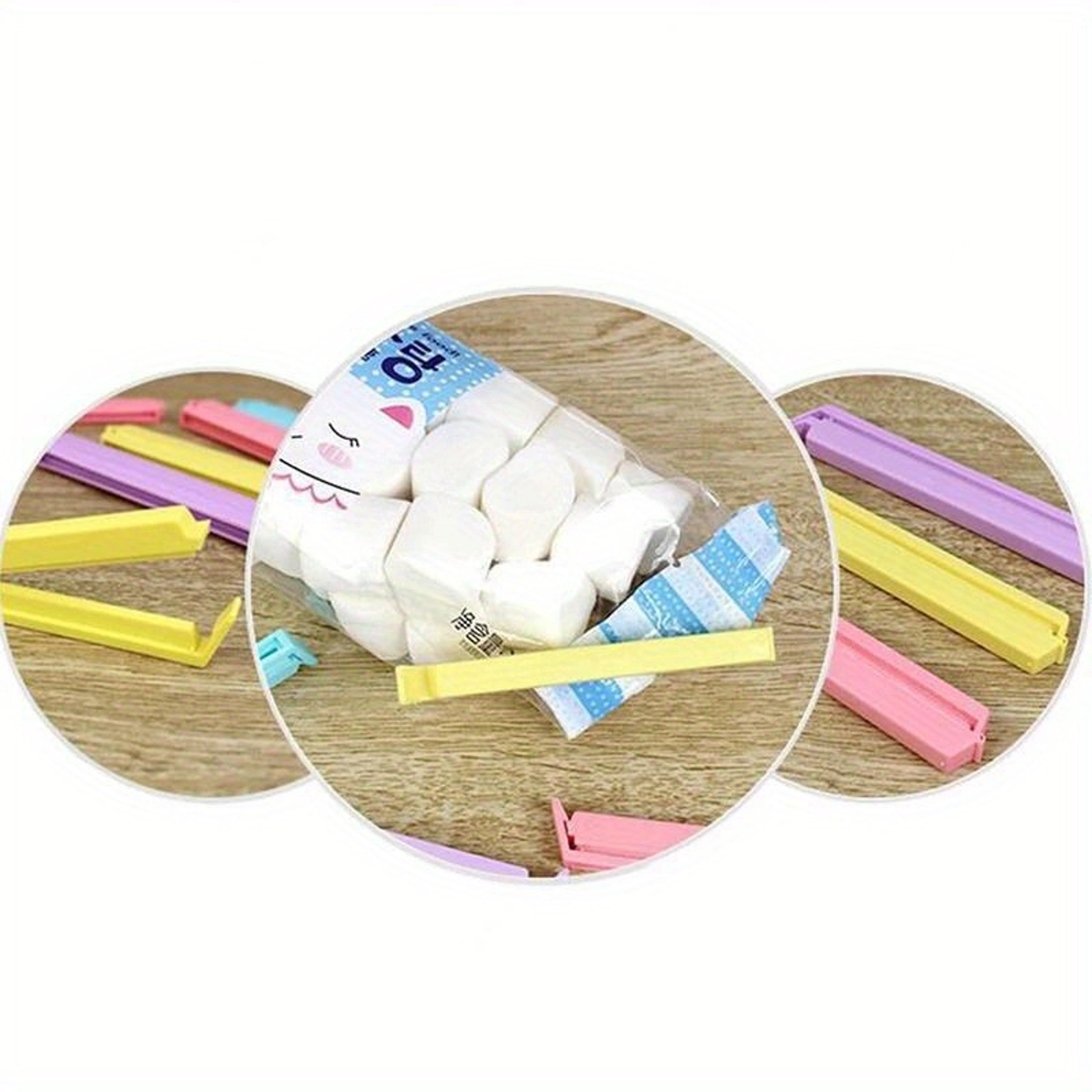 Portable Kitchen Storage Food Snack Seal Sealing Bag Clips Plastic Tool – view 4
