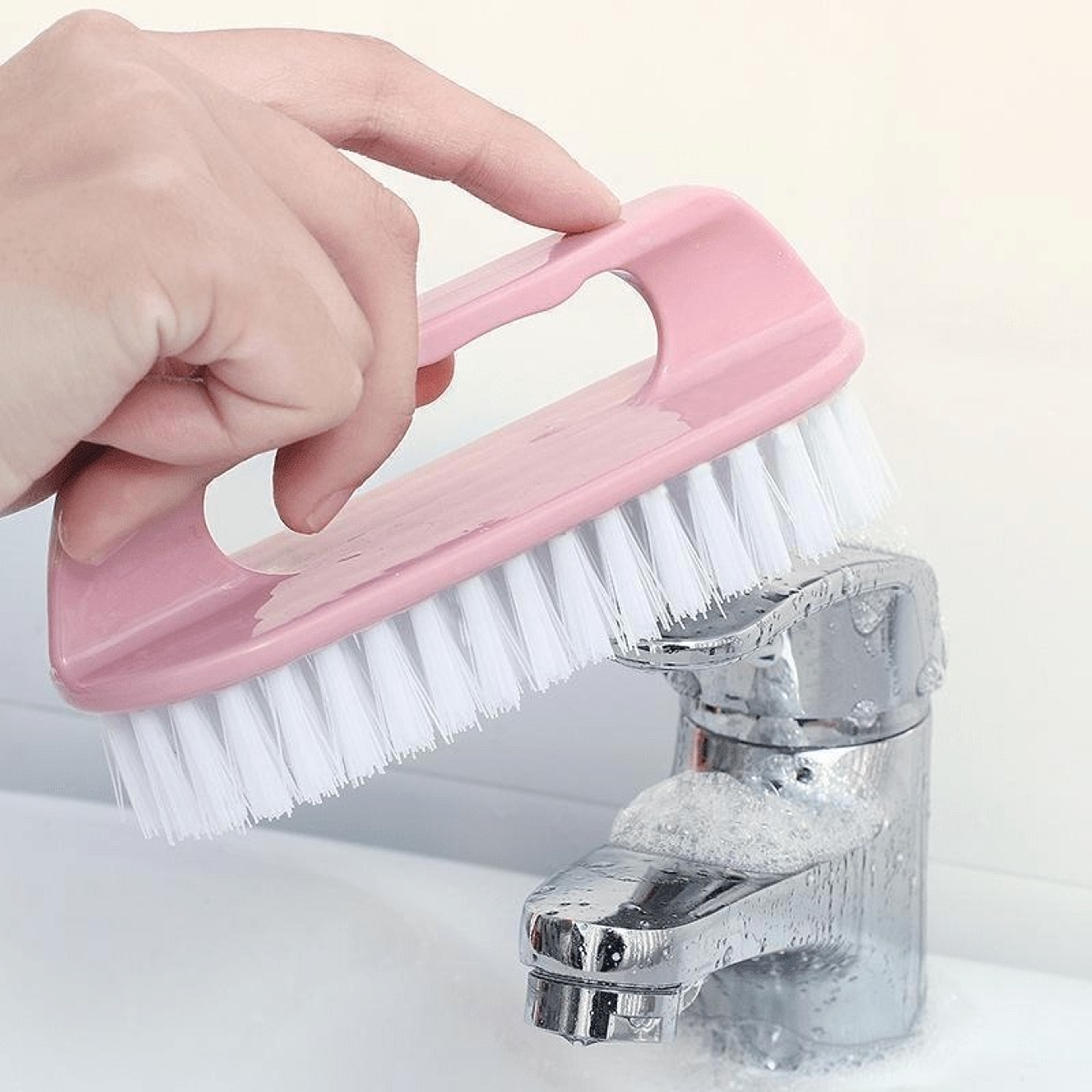 Handheld Multi-Functional Cleaning Brush, Shoe Brush, Laundry & Bathroom Durable Plastic Tool – view 4
