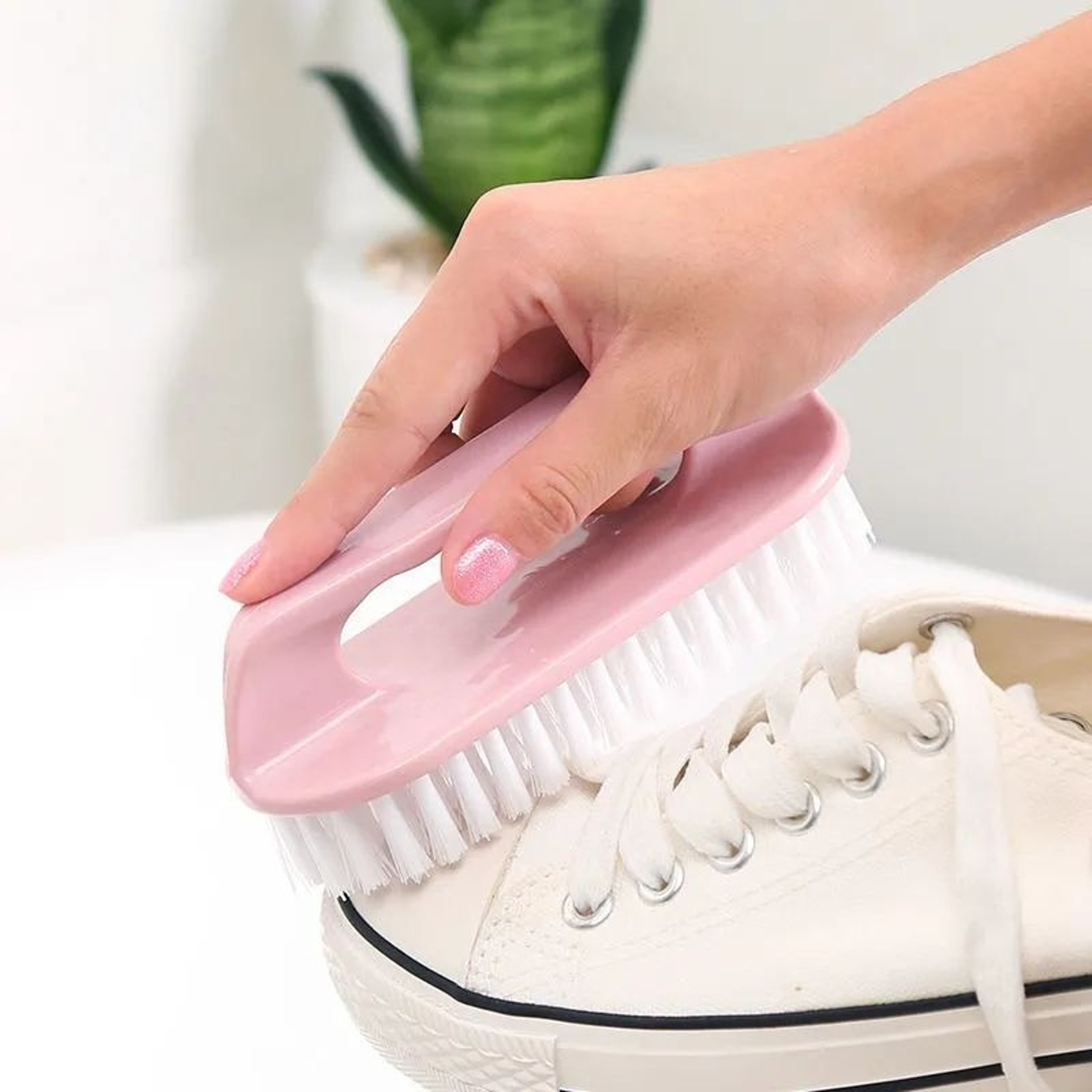 Handheld Multi-Functional Cleaning Brush, Shoe Brush, Laundry & Bathroom Durable Plastic Tool – view 5