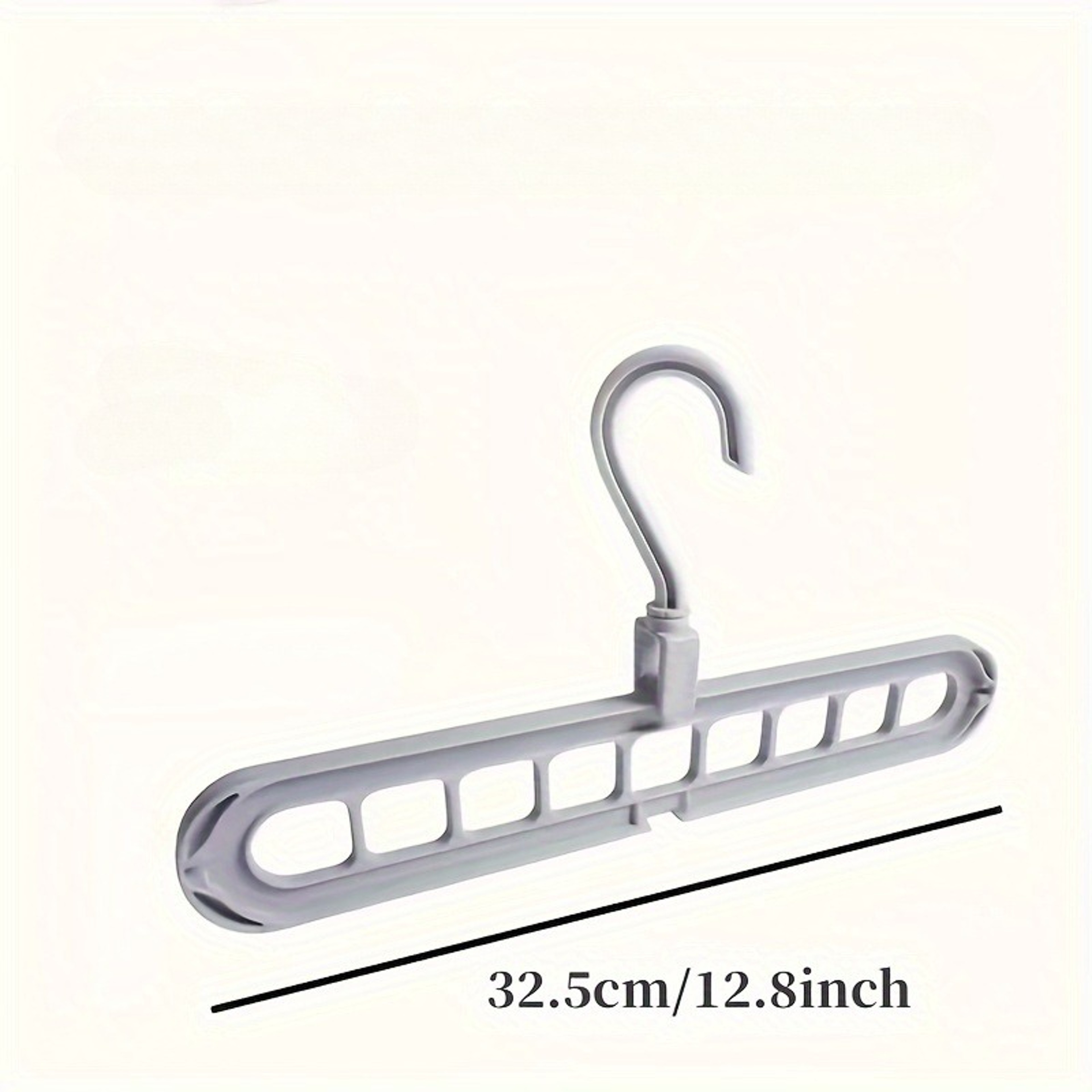 Multi functional folding clothes storage hanger, household dormitory clothes hanging hanger, folding clothes storage – view 2