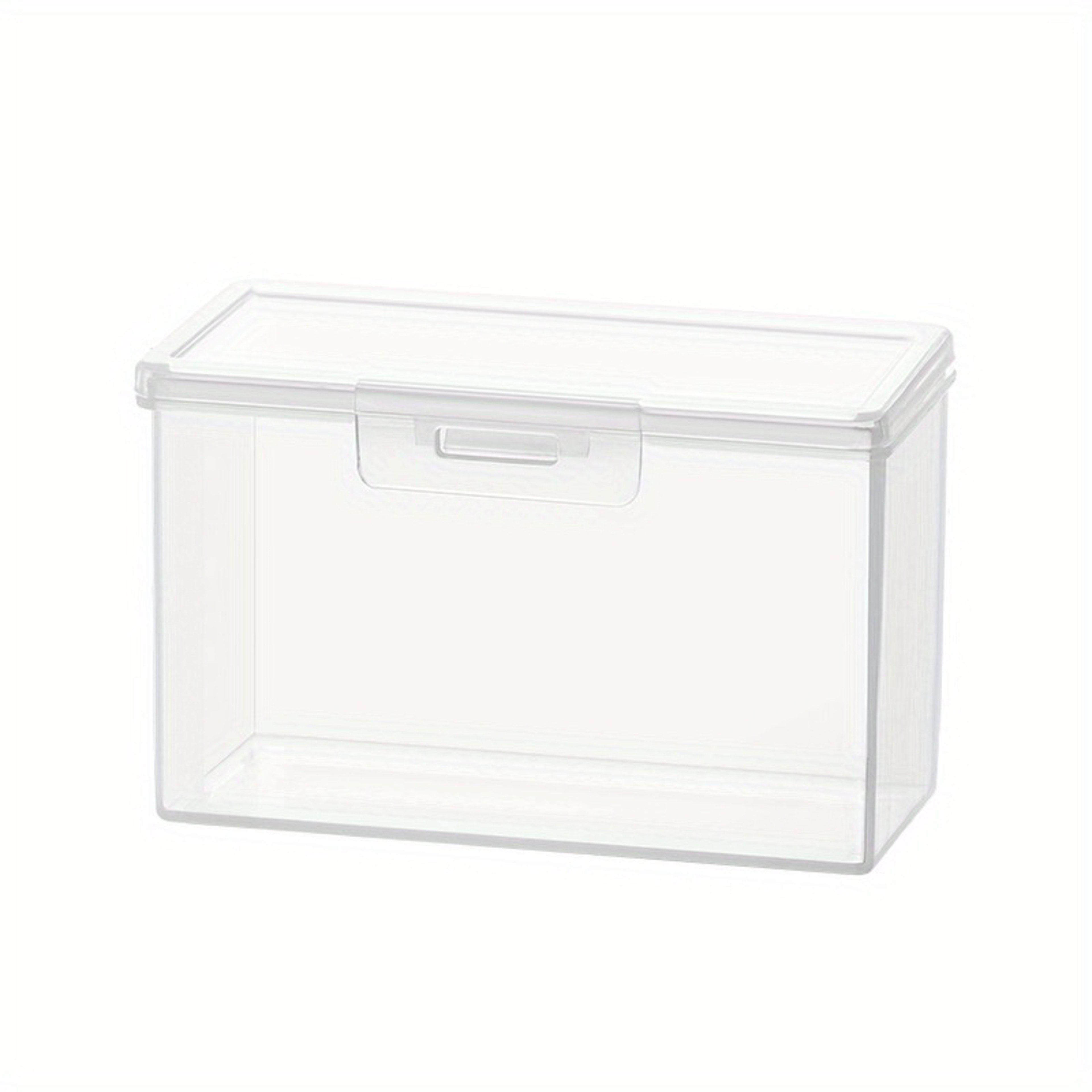 Transparent Plastic Storage Box Multi Functional Storage Solution For Organising Photo Cards And Sm 4