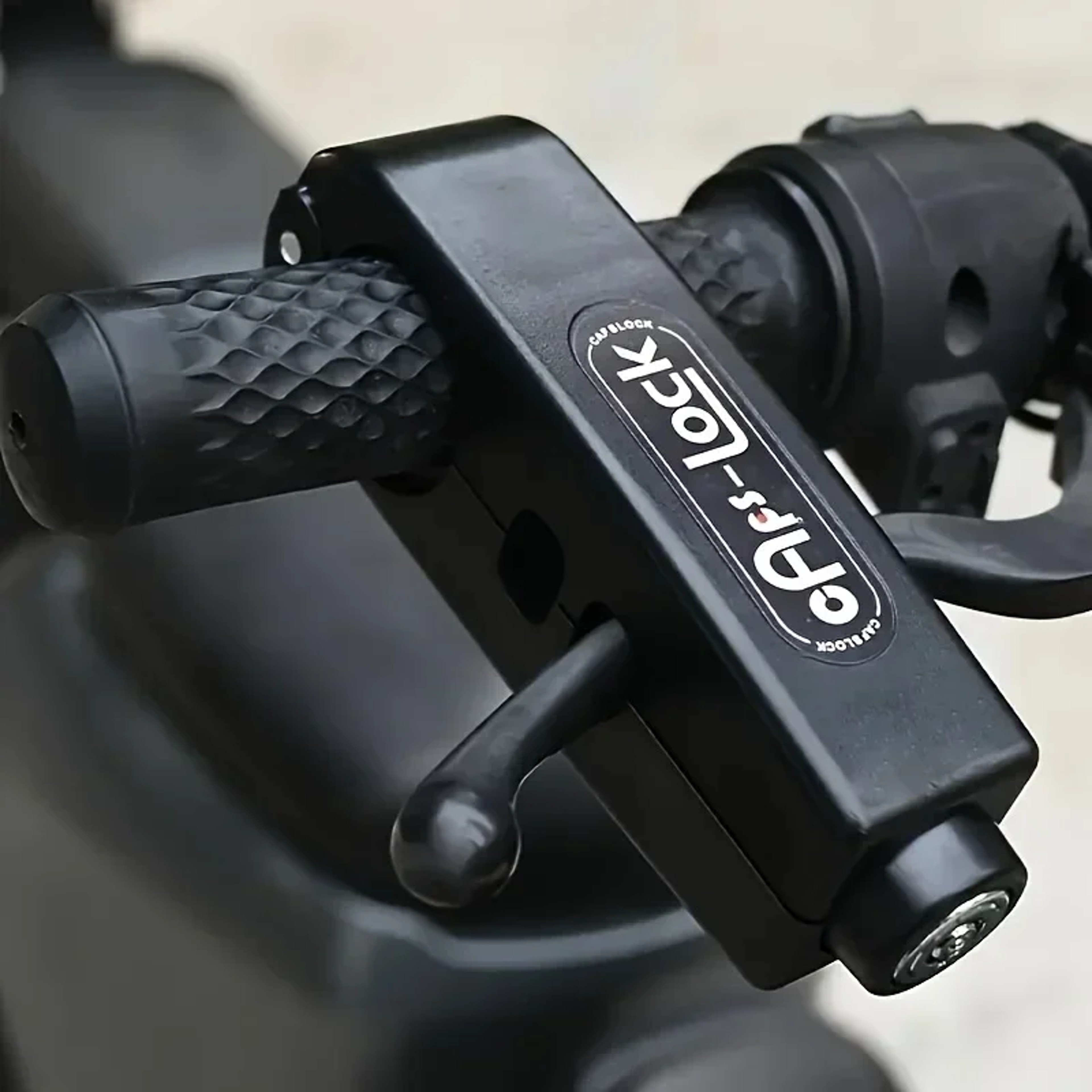 Mini Electric Vehicle Bike Anti-Theft Lock Set, Bicycle Brake Handlebar Grip, Cycling Horn Throttle Lock for Scooter – view 2