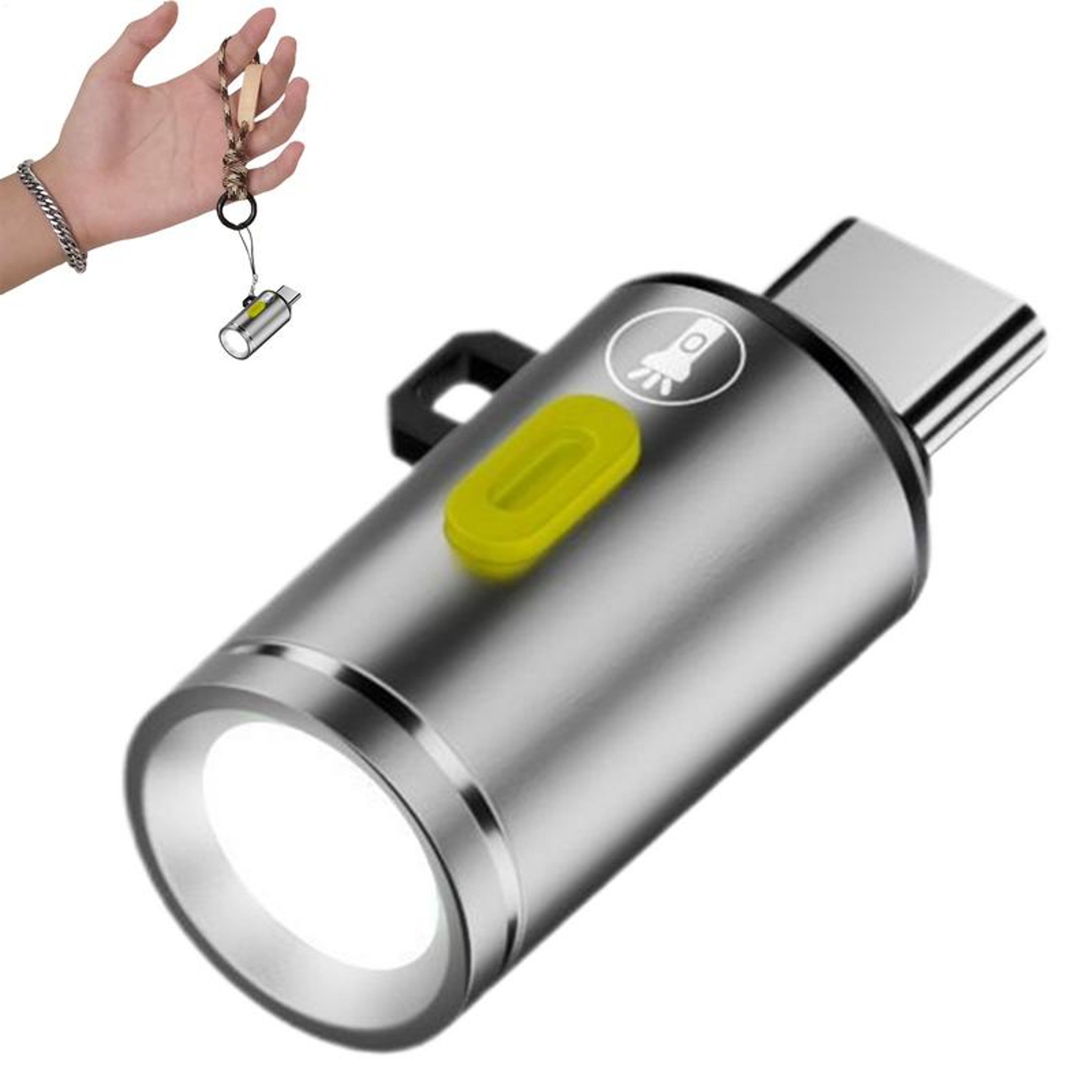 LED Camping Flashlight, Super Bright Portable Pocket Torch for Outdoor Lighting – view 6