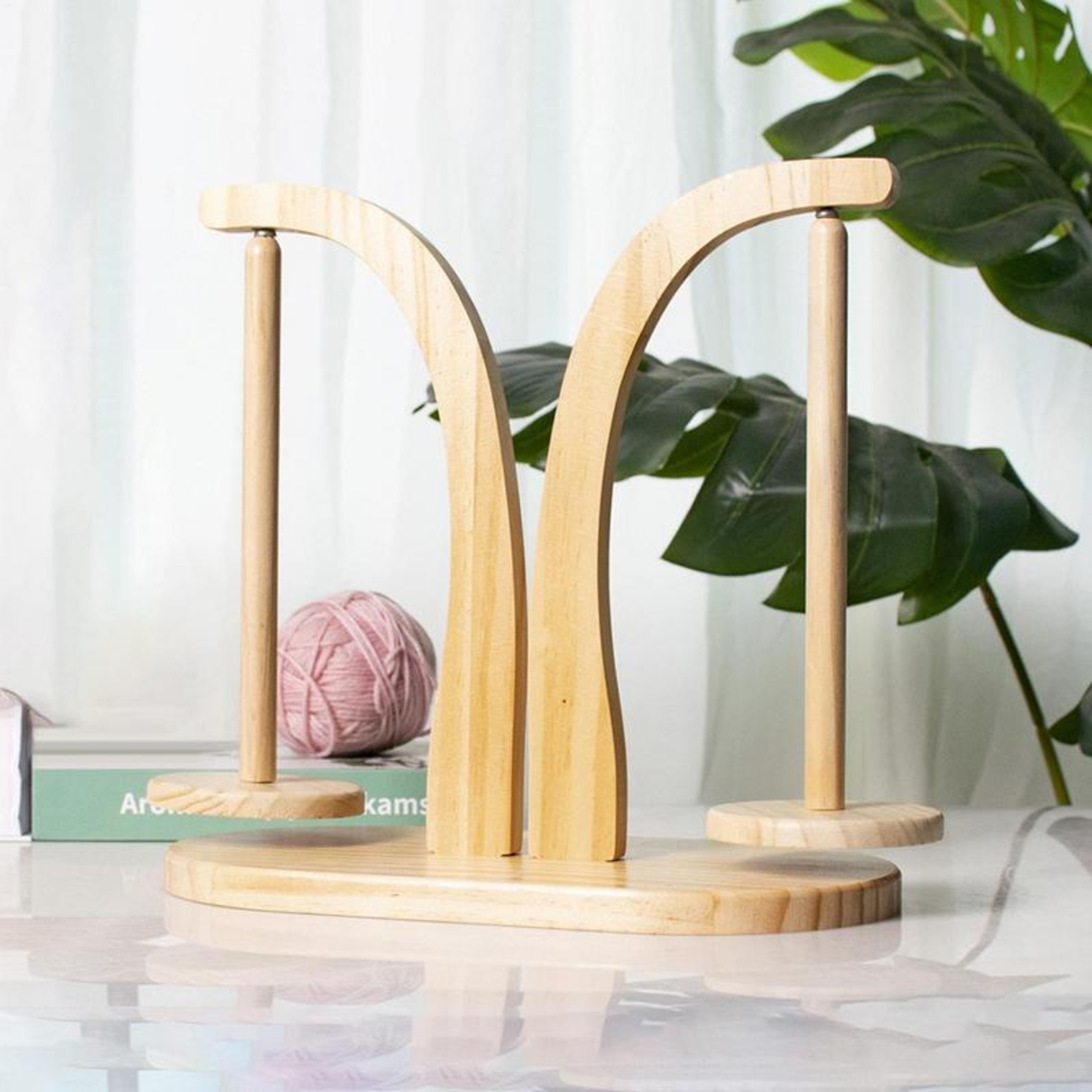 Rotating Yarn Ball Holder Magnetic Thread Spool Light Weight Crochet Storage Rack 4