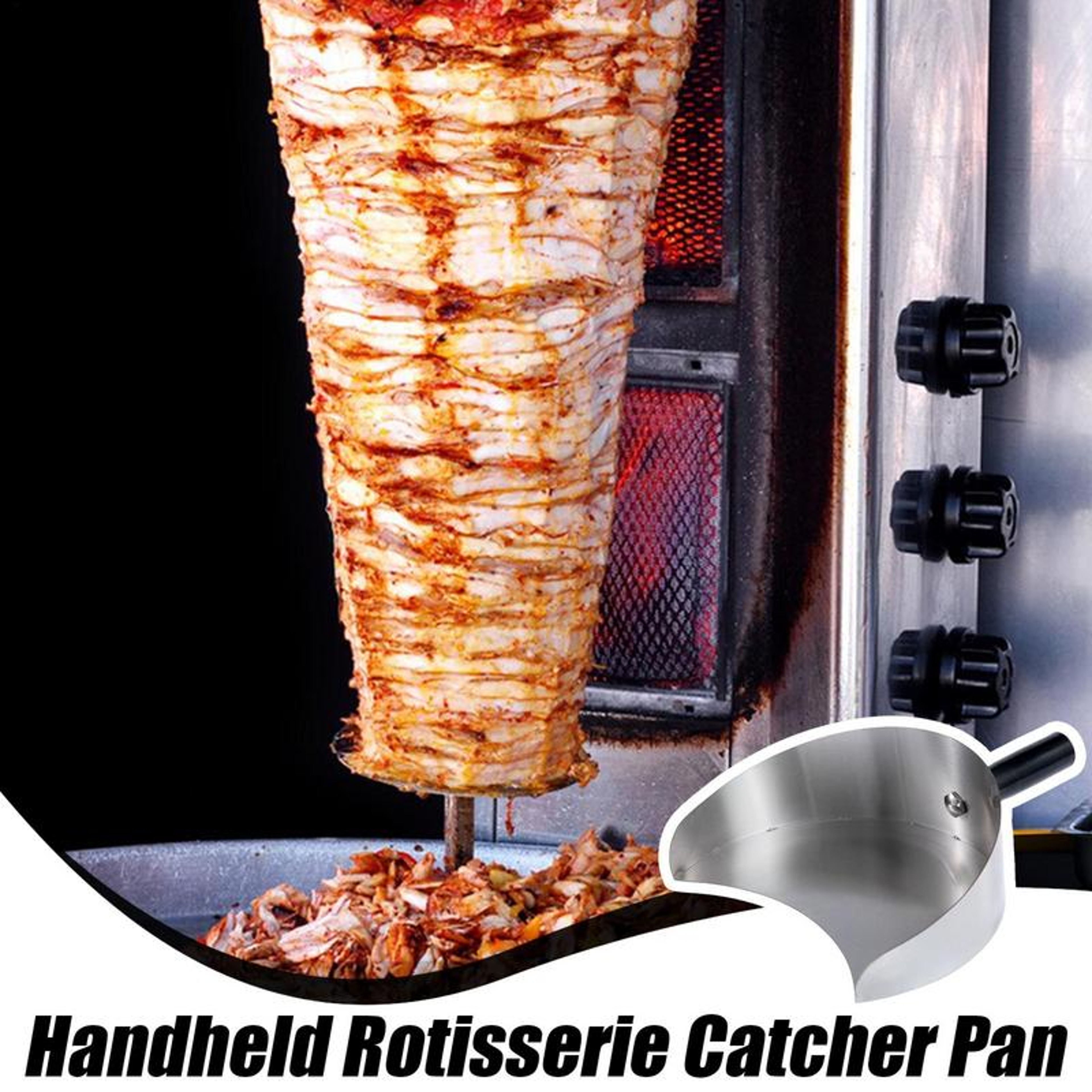 Portable Heat Resistant Meat Catcher Pan for Barbecues, Camping, and Parties – view 5