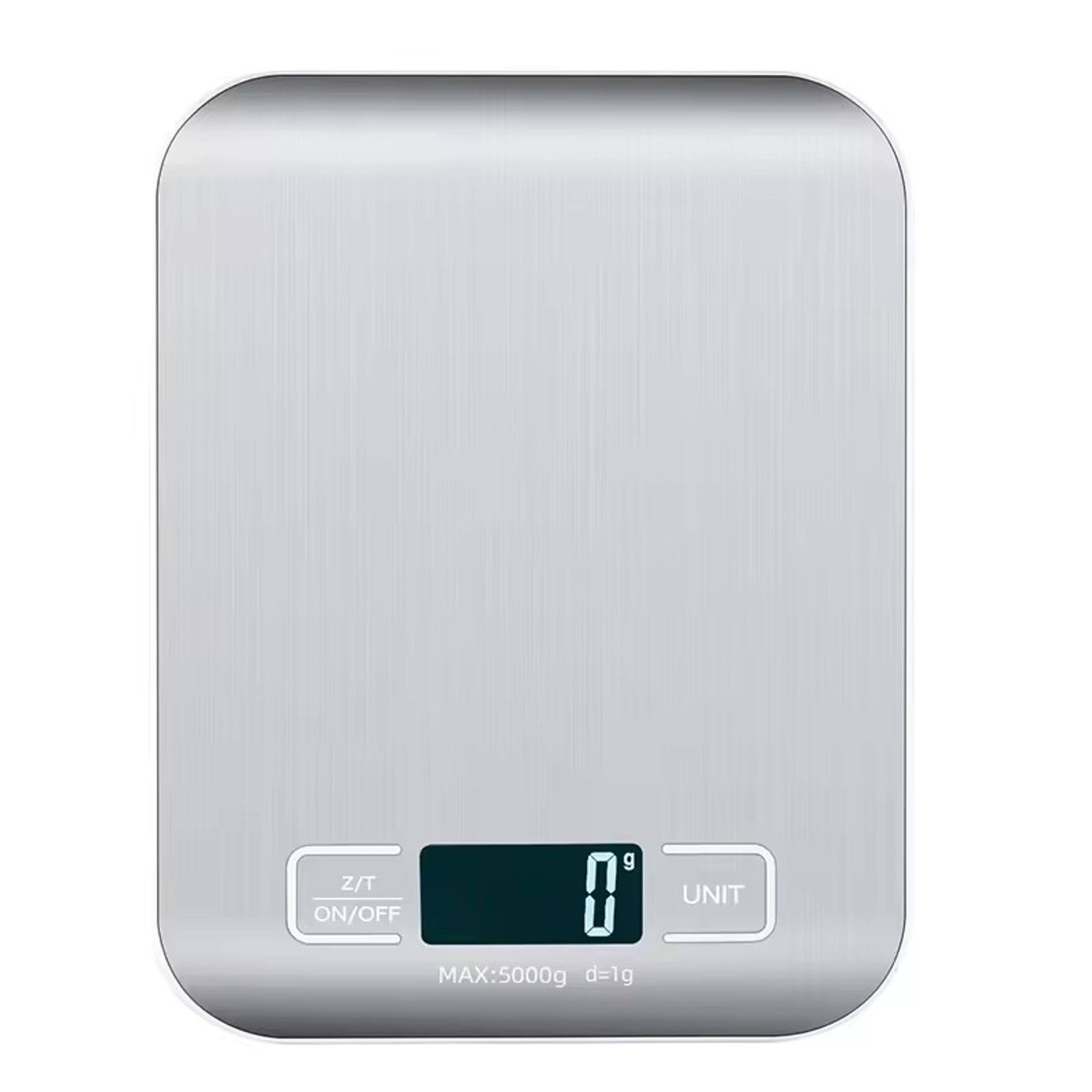 Digital Kitchen Scale 5kg Stainless Steel Panel, LED Display Electronic Scales for Home, Food, Jewellery, Weighing – view 7