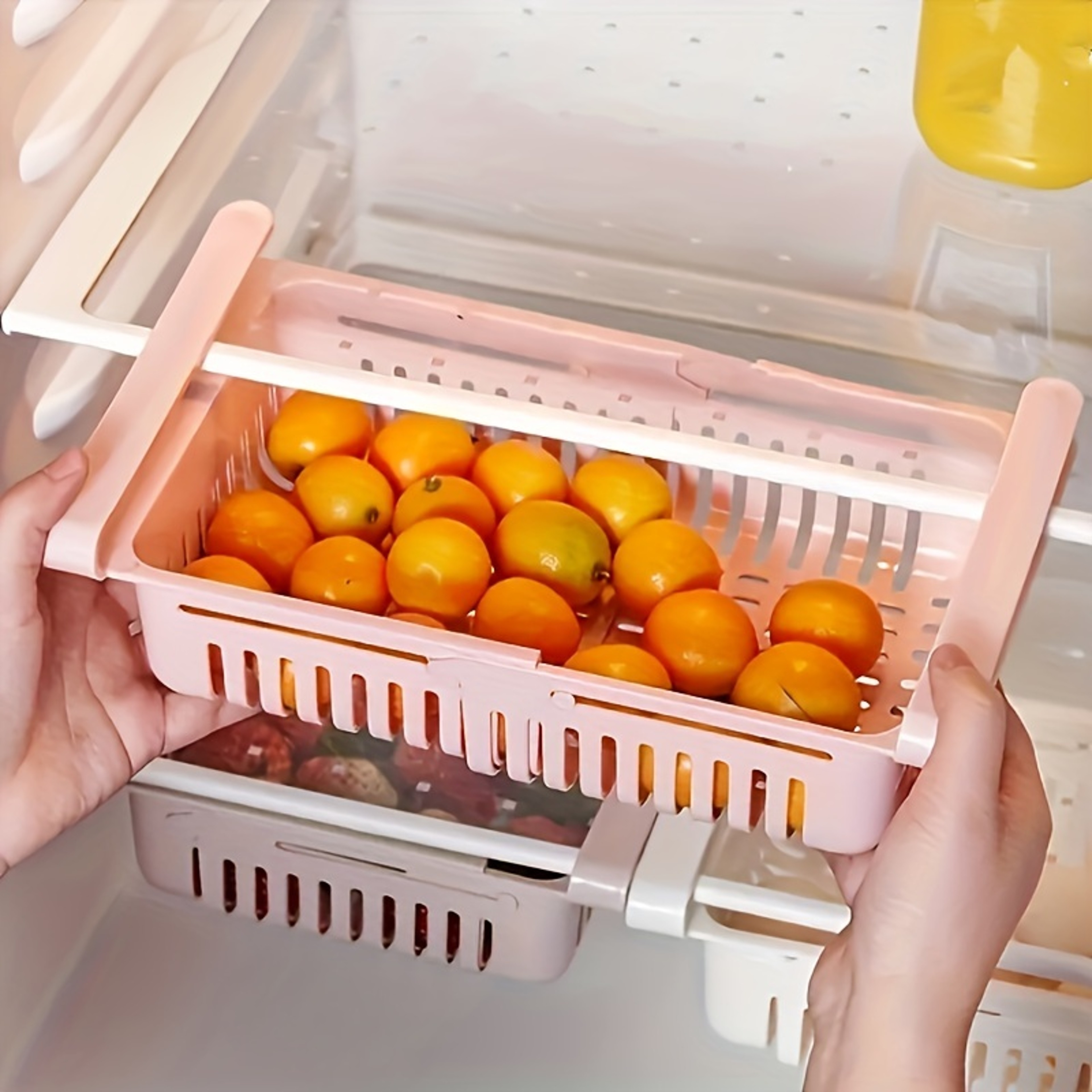 Refrigerator Shelf, Internal Layered Partition, Plastic Multi-functional Drawer, Kitchen Supplies – view 1