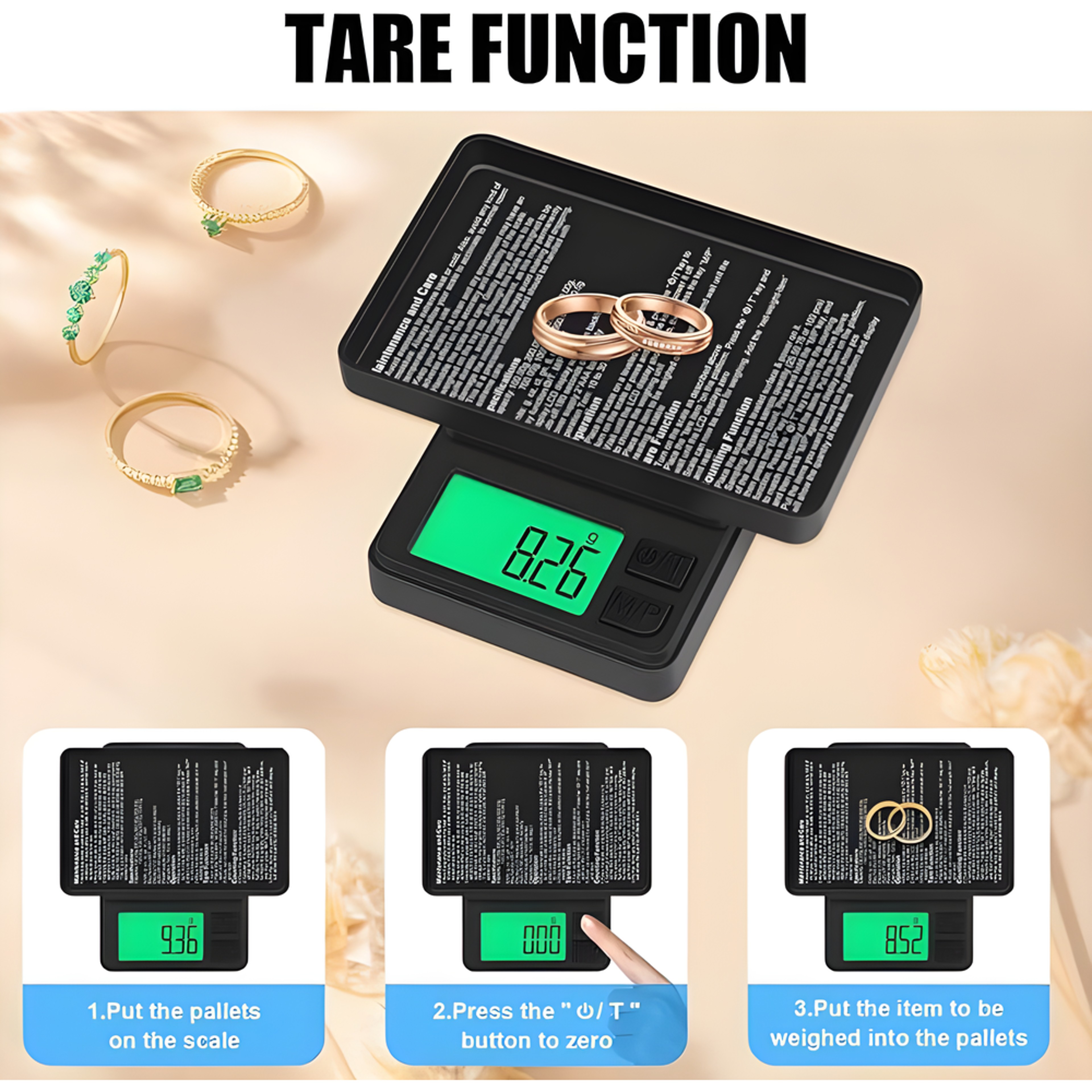 Precision Pocket Scale Digital Gram, Ounces, Mini Scale for Travel – view 5