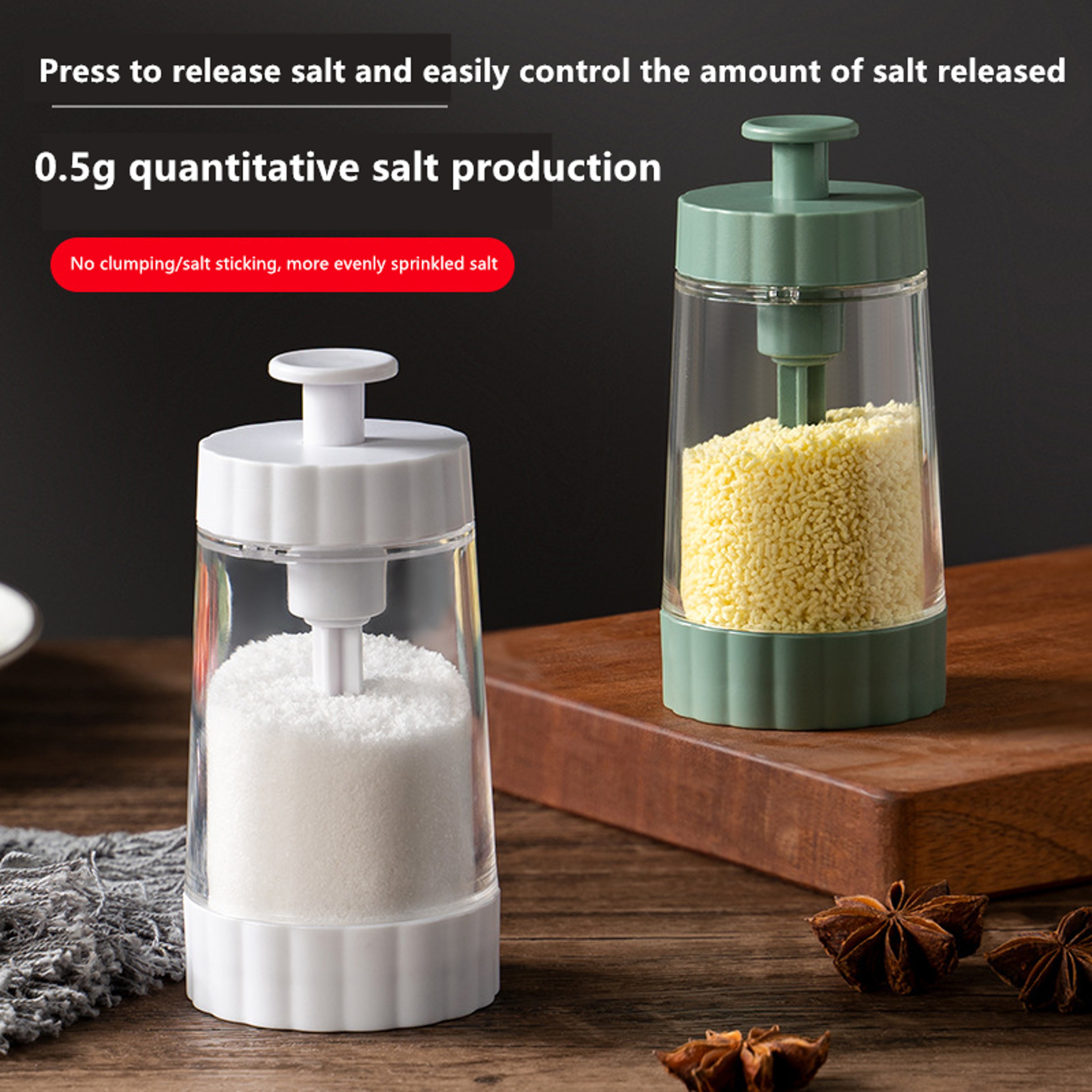 Kitchen Seasoning Jars For Spices, Salt And Pepper Spice Organiser, Barbecue Condiment Tool – view 2