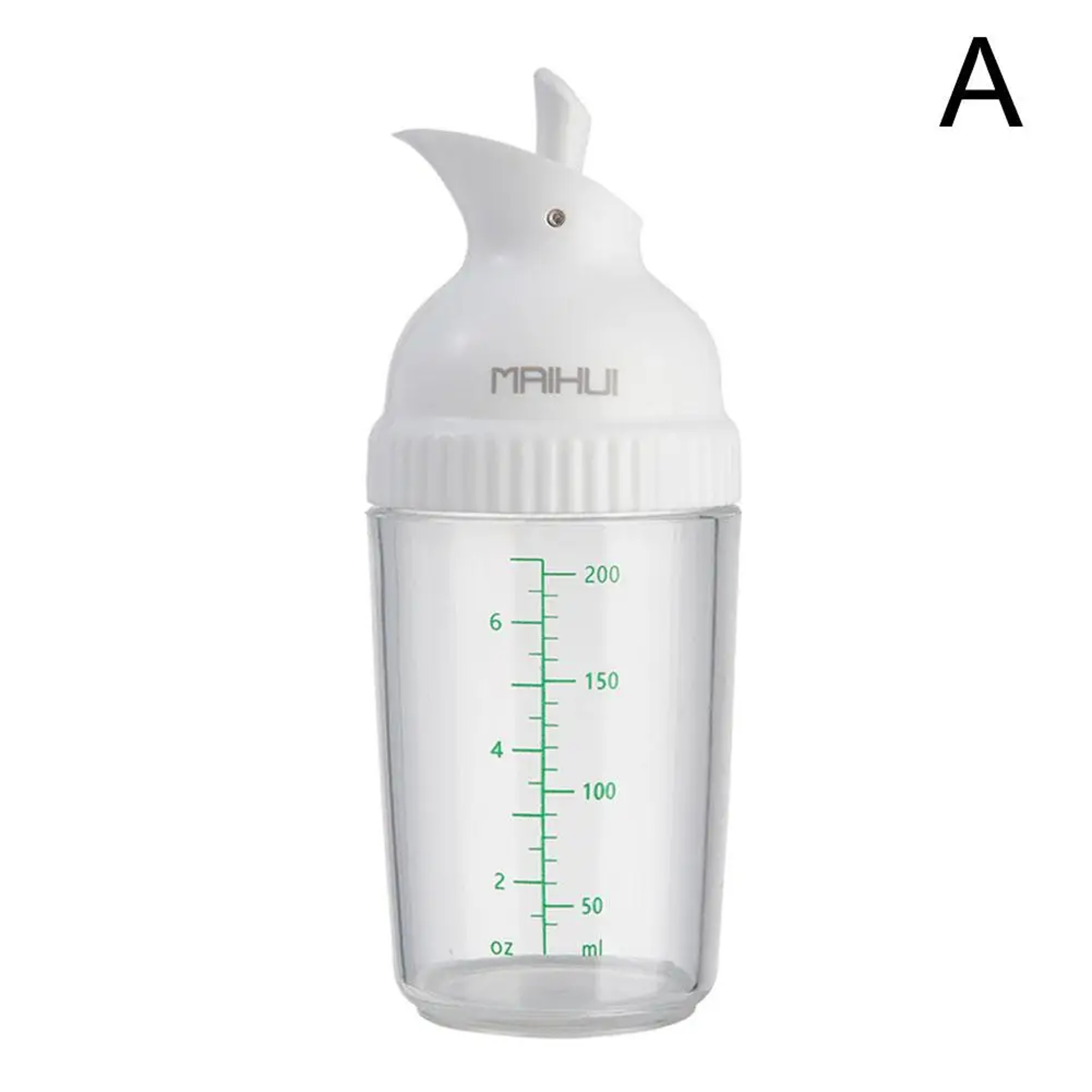 Salad Dressing Shaker Cup Leak Proof Manual Sauces Mixer 6