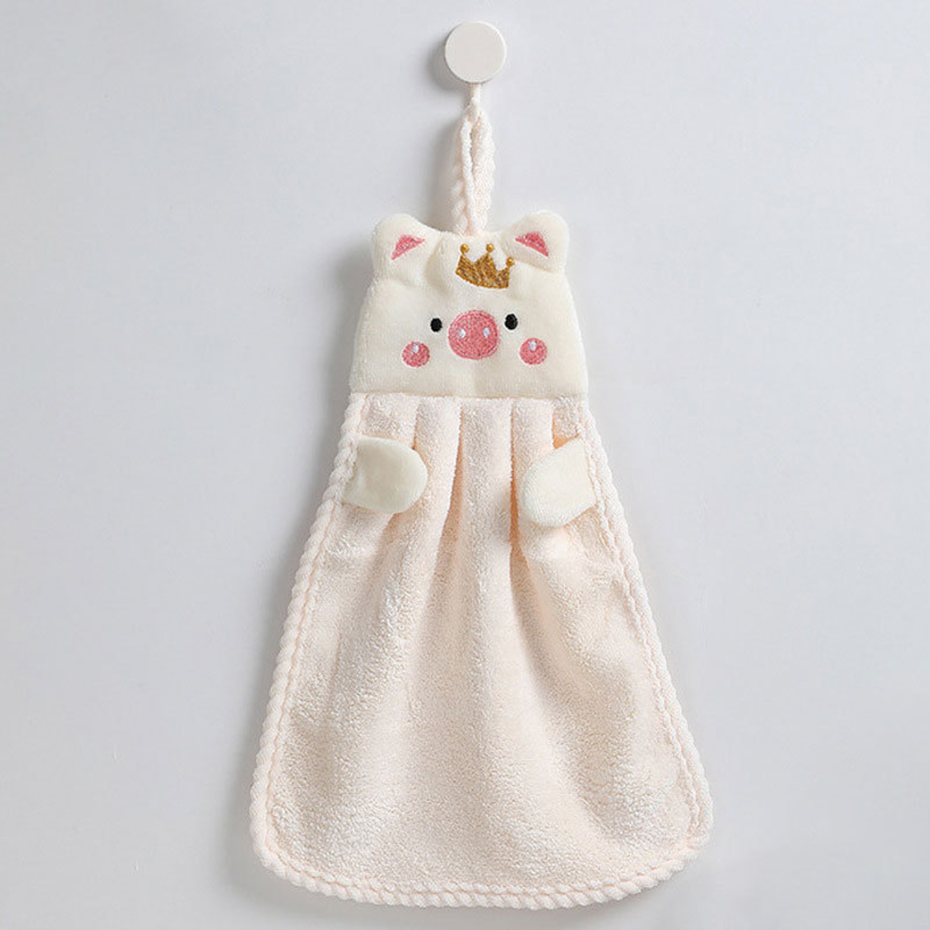Microfiber Cute Hand Towels, Household Cute Absorbent Kitchen Towel, Bathroom Accessories, Lazy Rag Towel for Daily Use – view 8